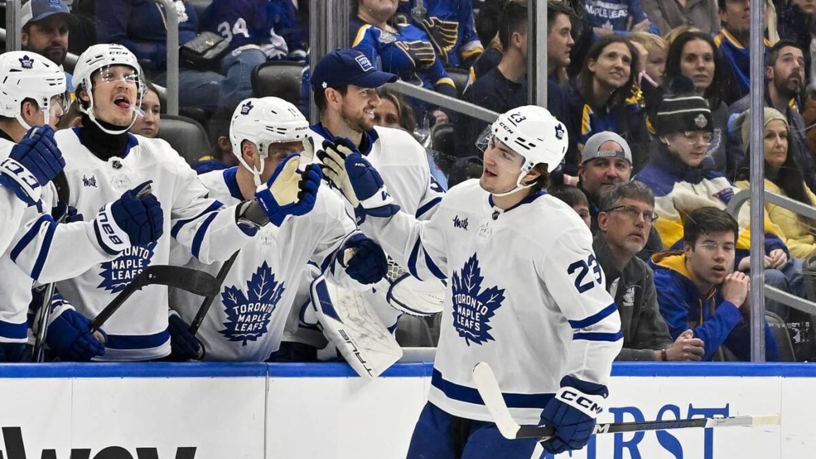 Maple Leafs&#39; Matthew Knies Expecting 50-60 Family and Friends at Mullett Arena Against Arizona Coyotes This Week &#39;Which Is Probably A Section In That Arena&#39;