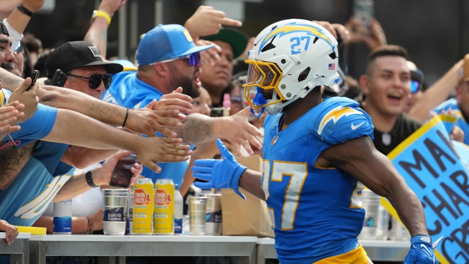Chargers RB JK Dobbins’ Reaction to Game-Winning TD vs. Bengals