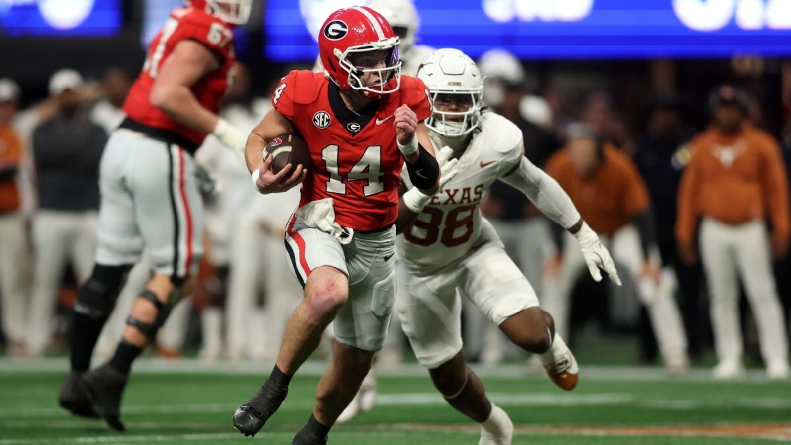 Georgia&#39;s Kirby Smart Didn&#39;t Say One Word to Gunner Stockton Before Entering SEC Championship