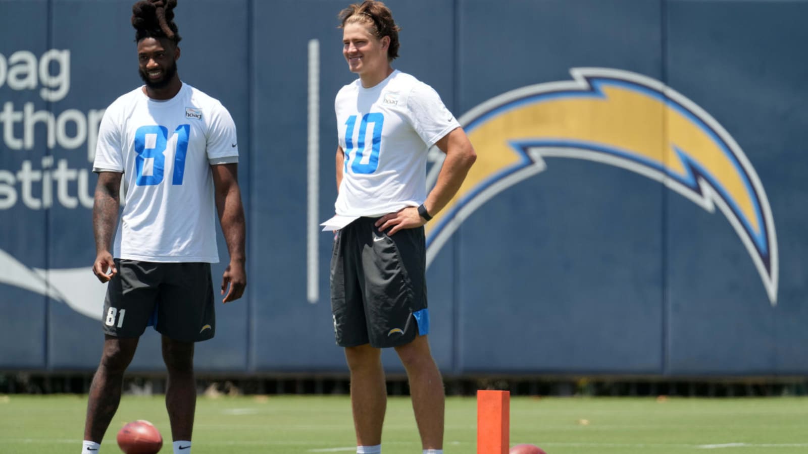 Jim Harbaugh is All-In on Justin Herbert, Mike Williams Connection