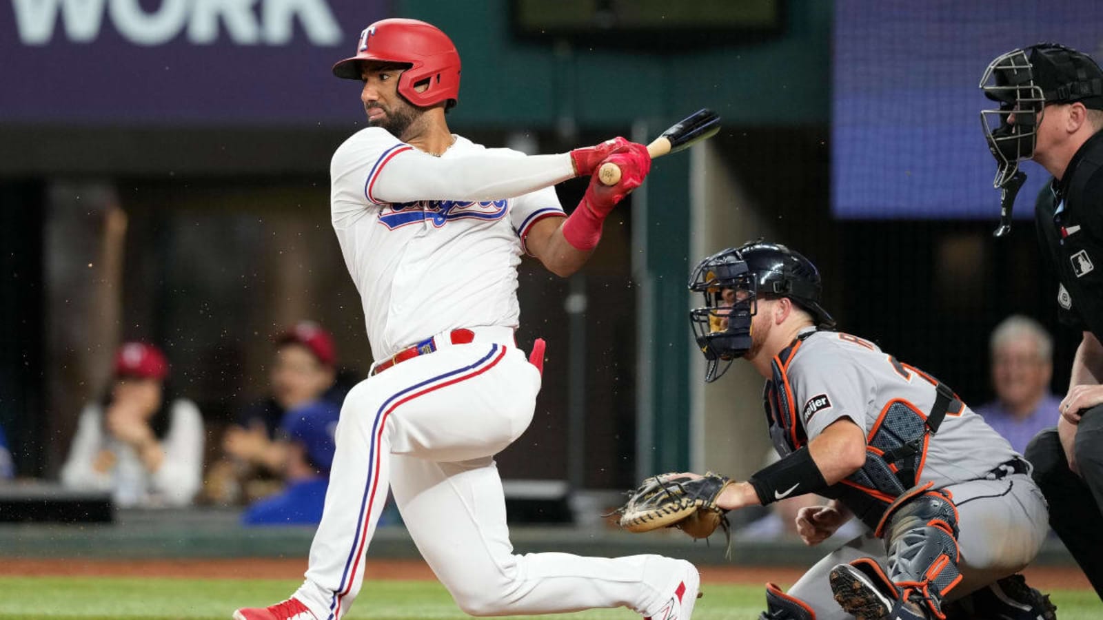 Duran Learning Ropes at DH With Rangers