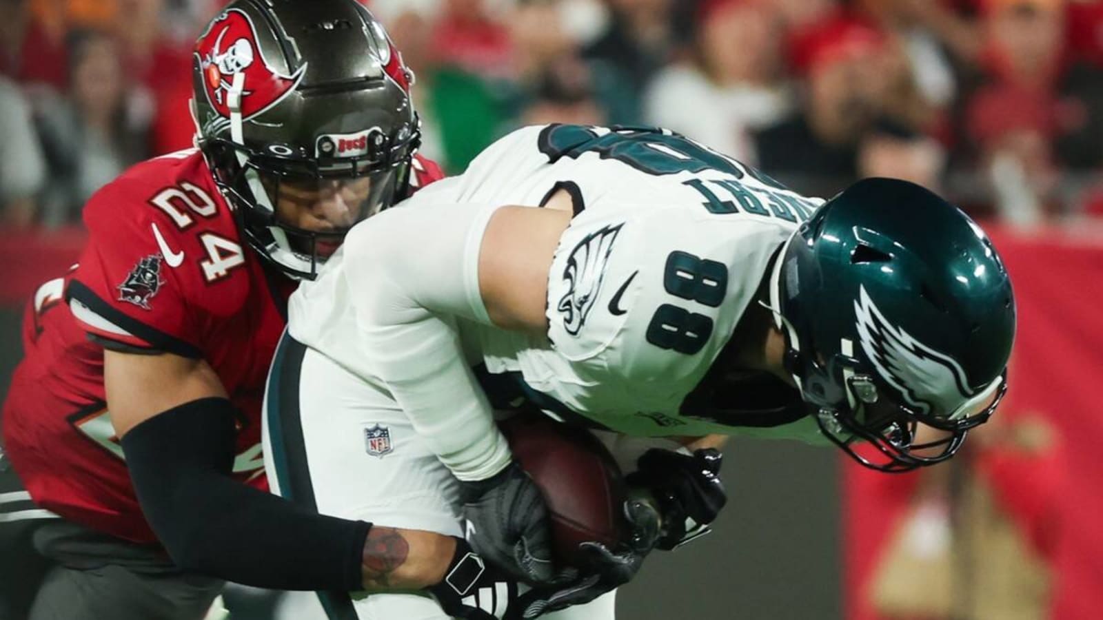 Dallas Goedert Gives Eagles Life With Playoff Touchdown vs. Bucs