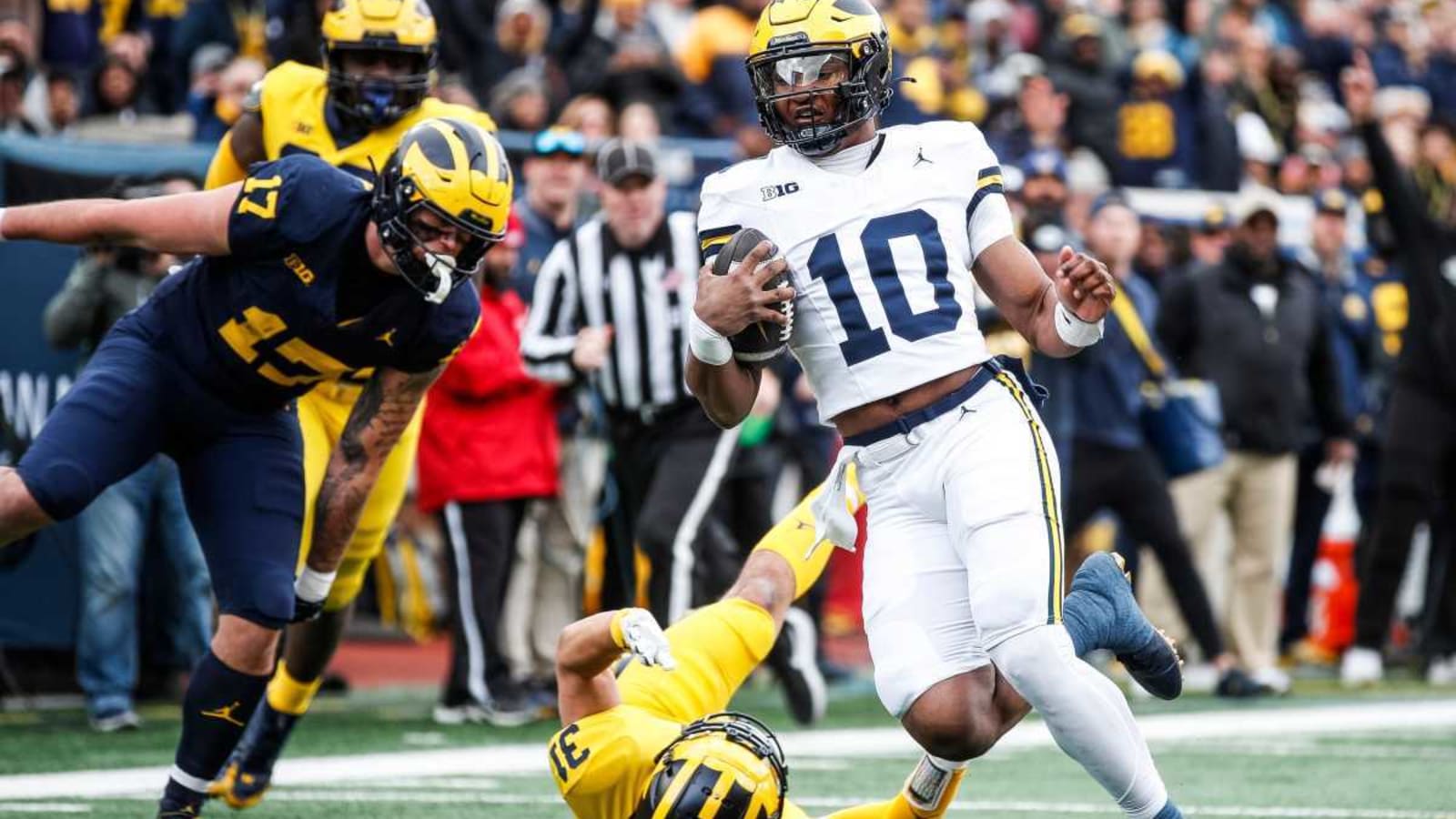 Michigan Head Coach Sherrone Moore Breaks Down QB Battle Ahead of Season Opener Against Fresno State