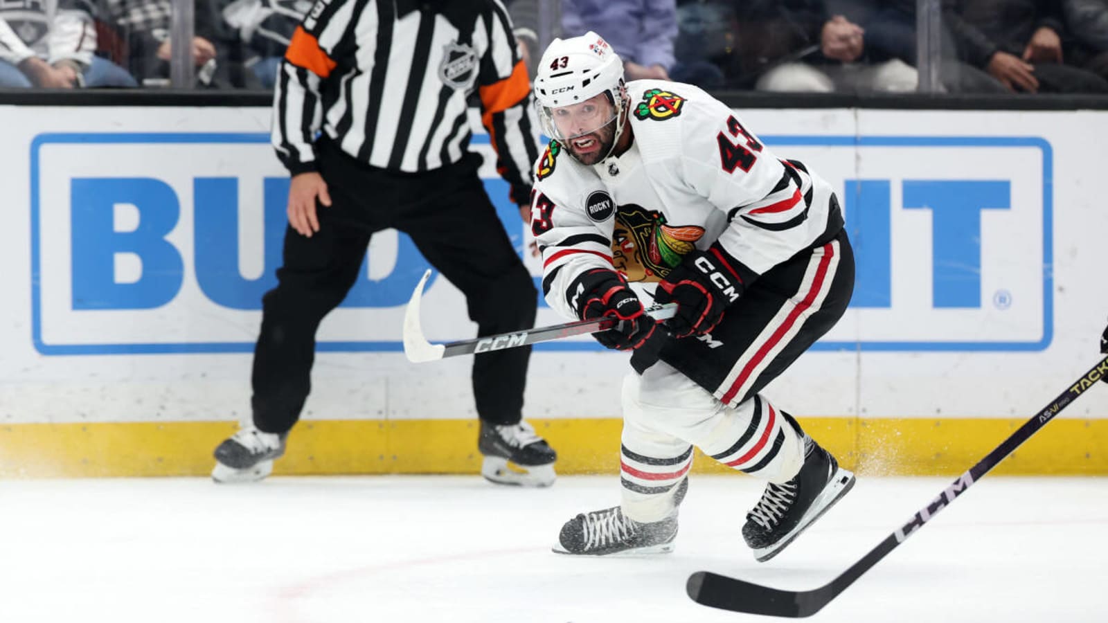 Blackhawks Injury Update: Colin Blackwell Banged Up vs. Kings