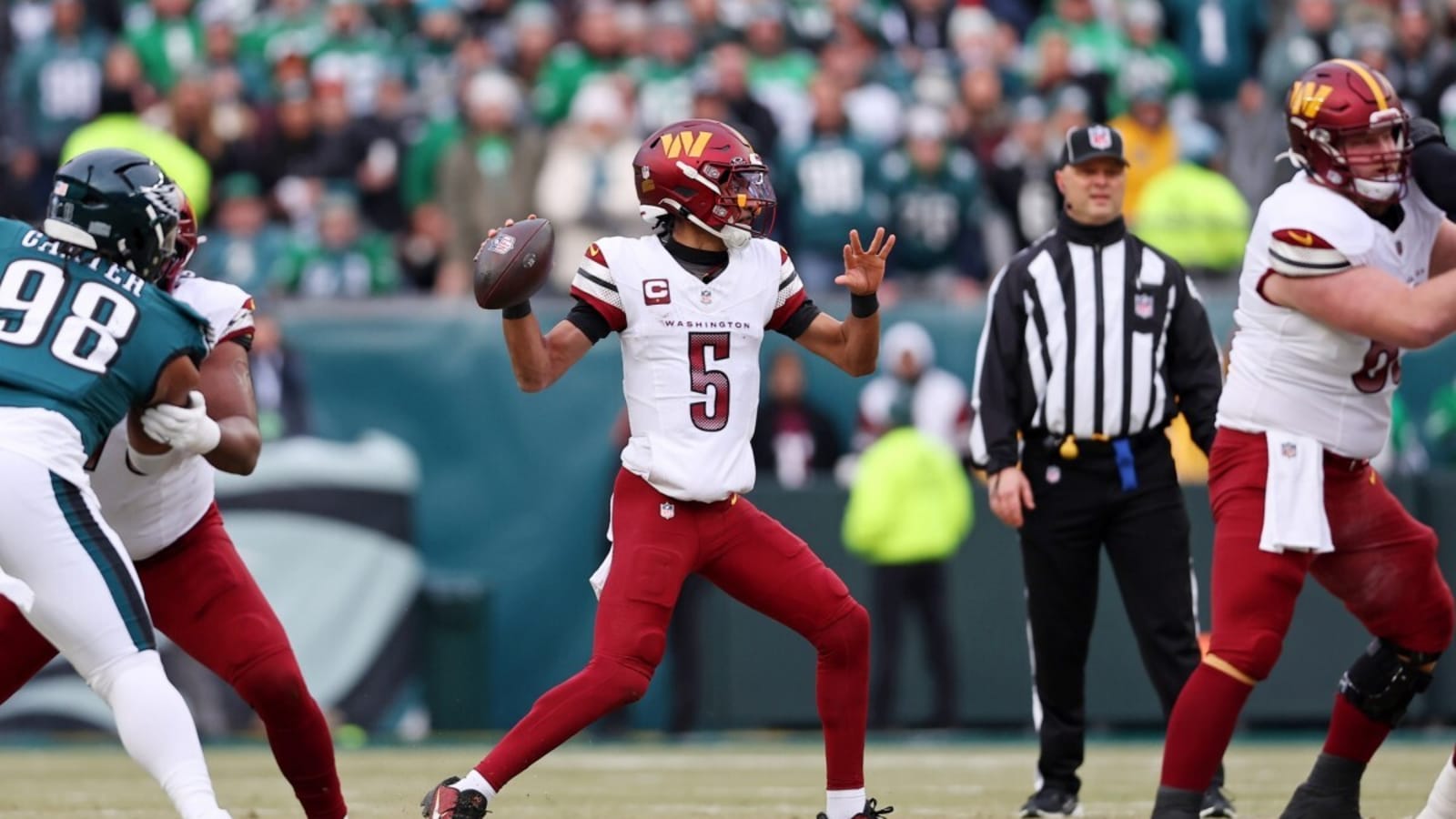 Jayden Daniels Made NFL History During Commanders-Eagles