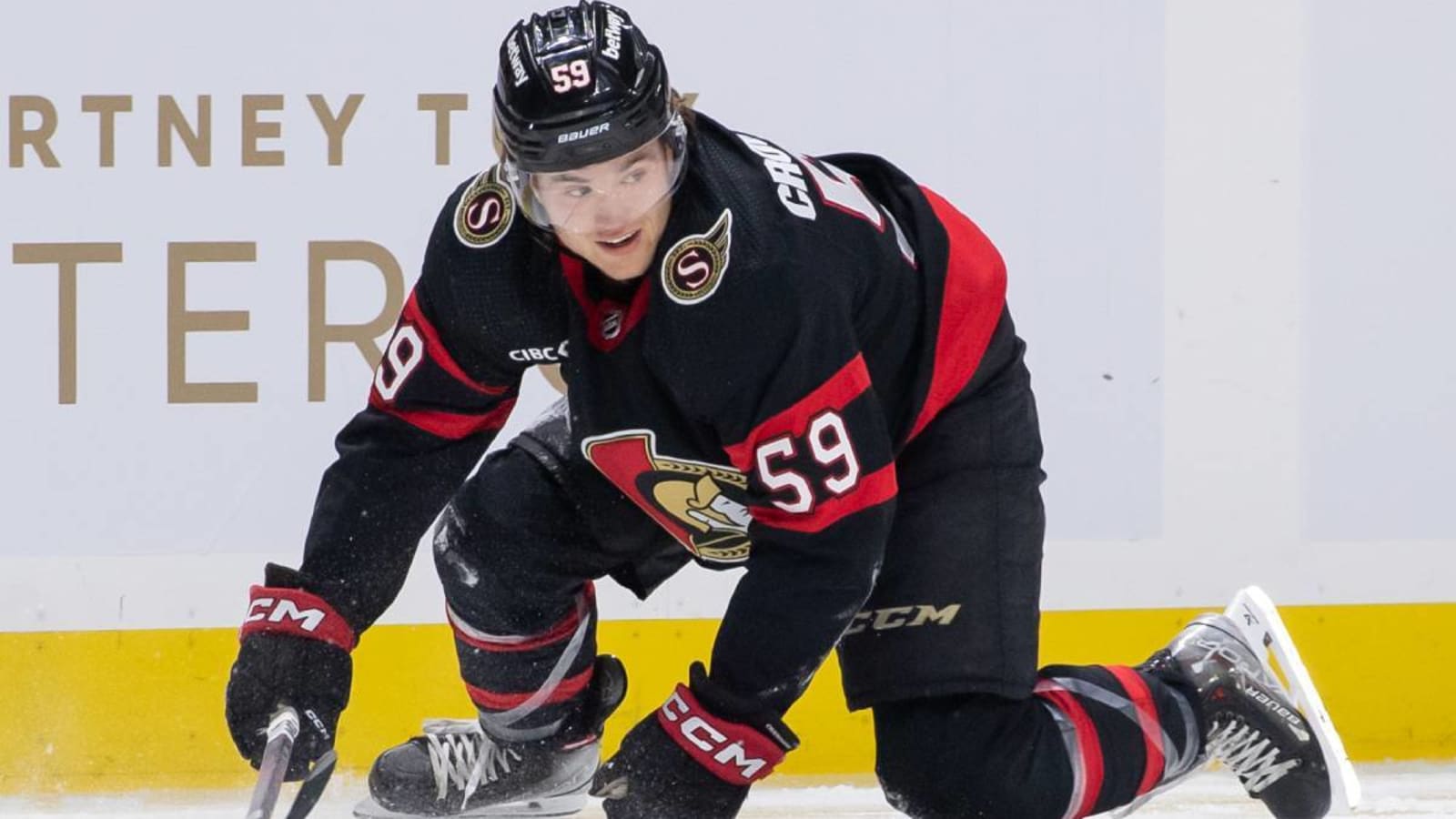 Ottawa Senators forward Angus Crookshank out indefinitely with lower-body injury