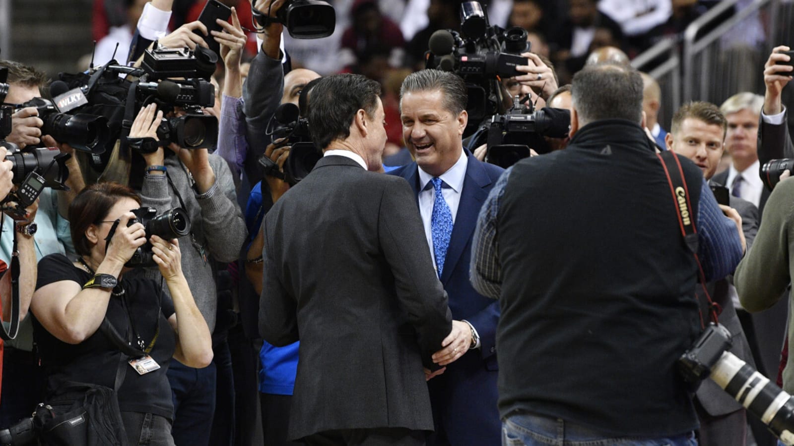 John Calipari Makes True Feelings Clear on Rick Pitino Before Arkansas-St. John&#39;s Game