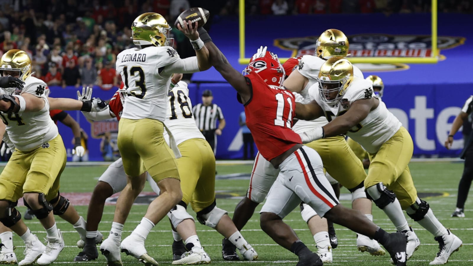 Jalon Walker’s shocking NFL Scouting Combine weigh-in makes the position he’ll play in the NFL all the clearer