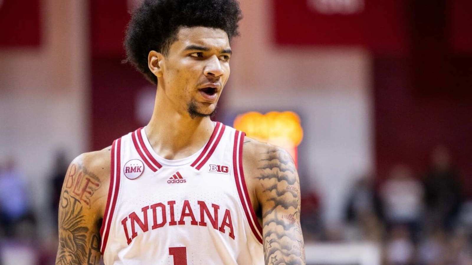 Indiana Center Kel&#39;el Ware Battling Ankle Injury Before Illinois Game Saturday