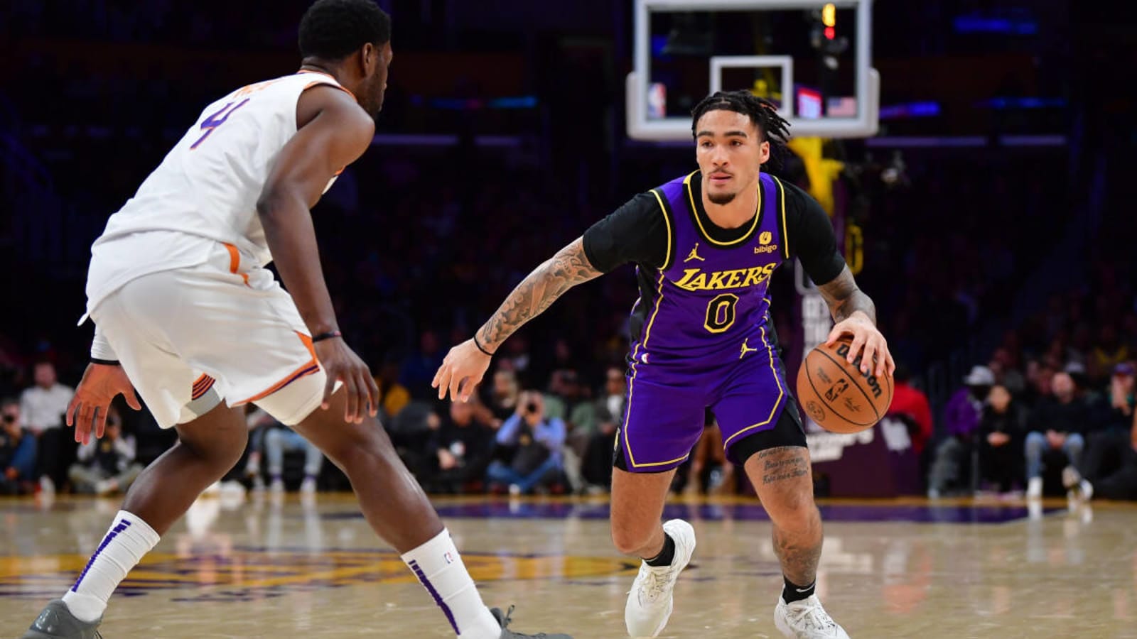 Jalen Hood-Schifino Logs Double-Double For NBA G-League&#39;s South Bay Lakers