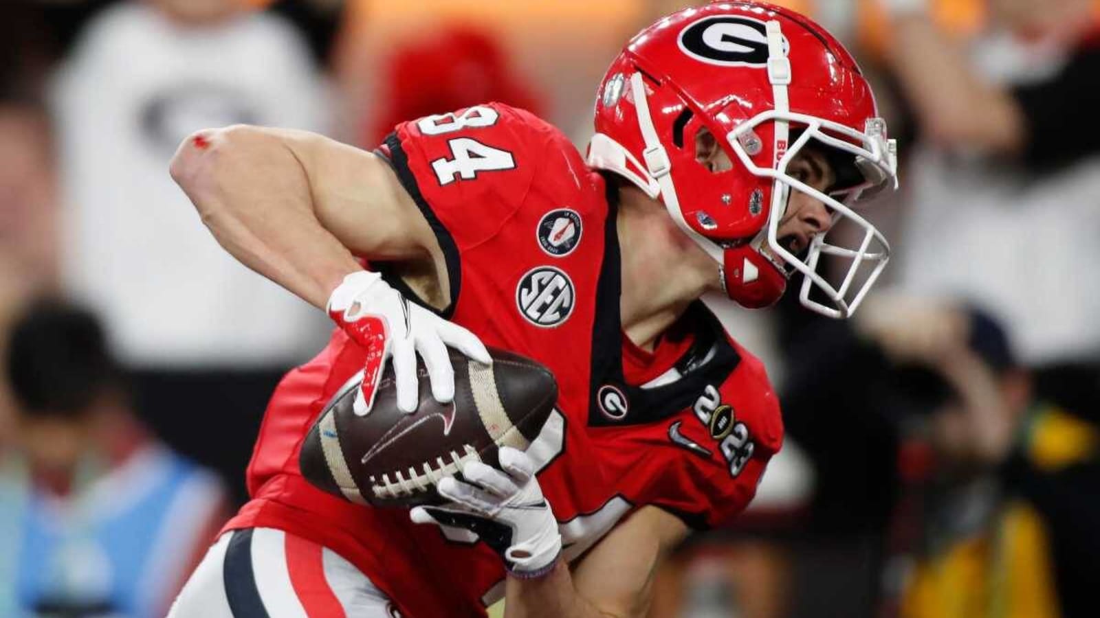 Former Georgia WR Ladd McConkey explains the meaning behind his jersey number