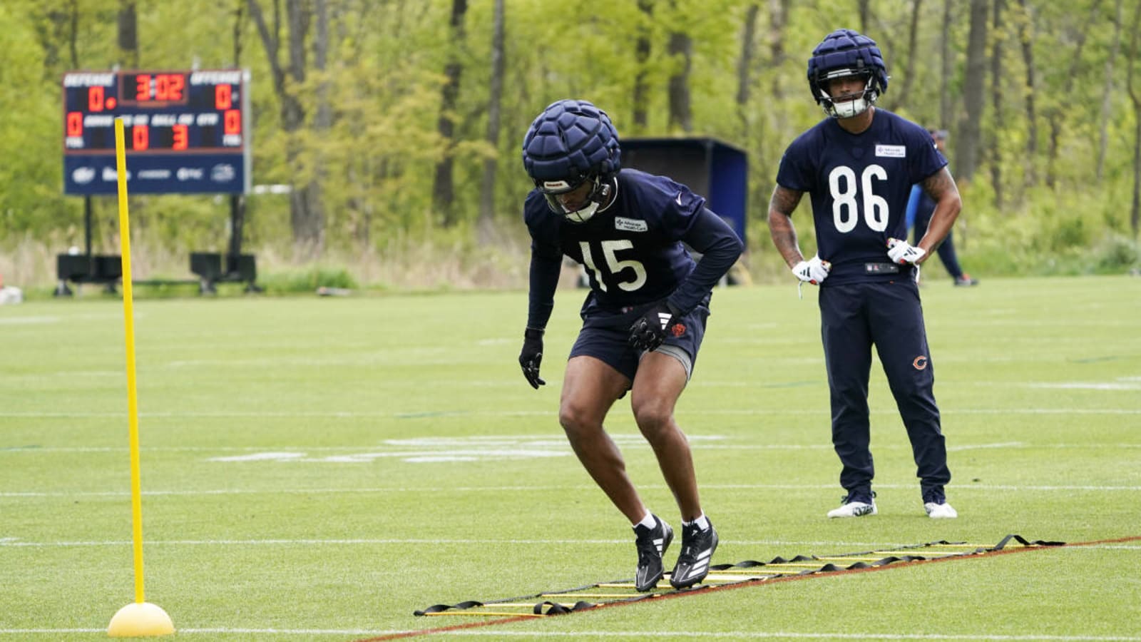 Chicago Bears already suffer a minor blow with first round wide receiver before Day 2 of rookie minicamp
