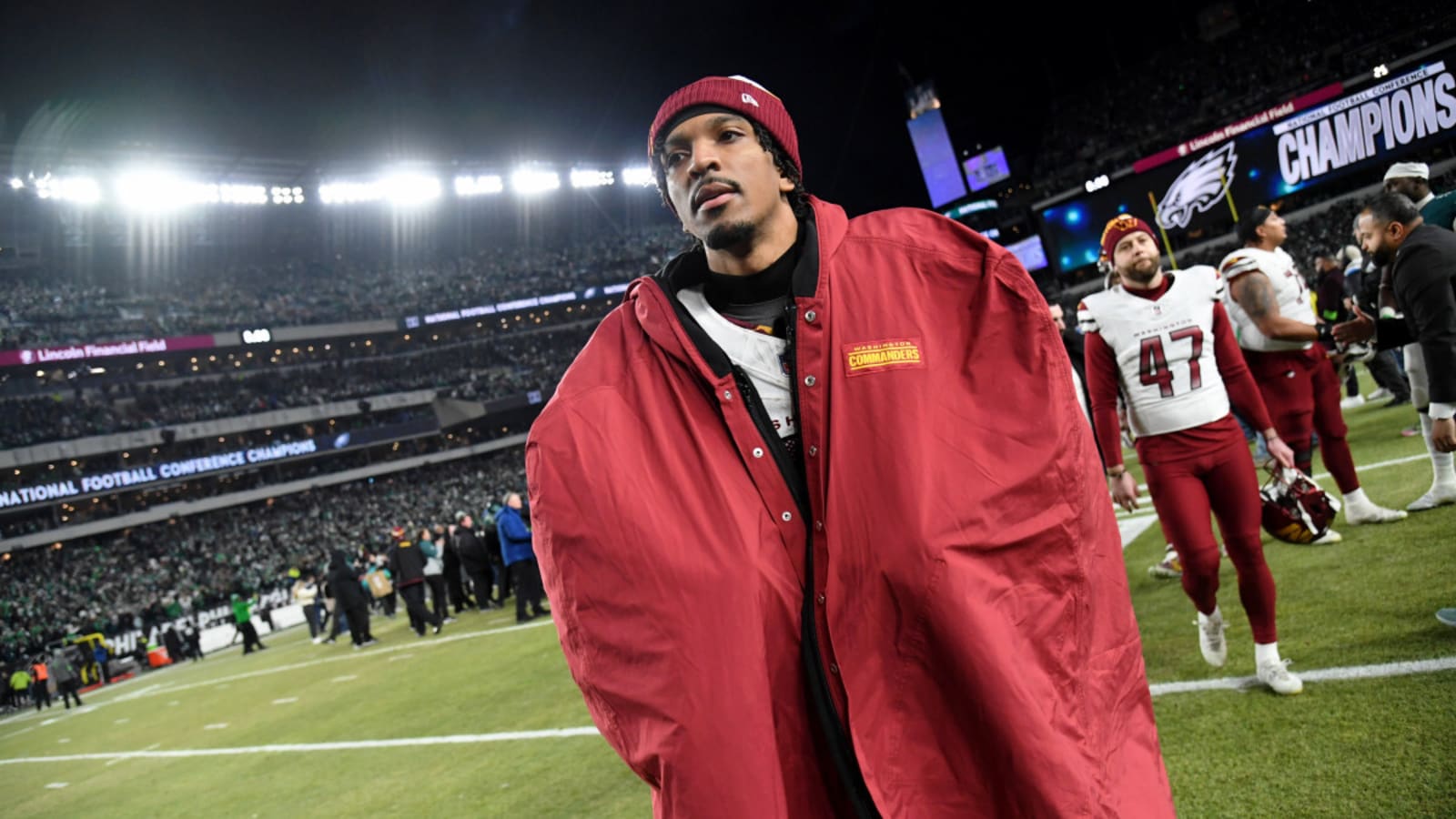 New Video Shows Jayden Daniels in Disbelief Over Little Known NFL Rule in NFC Title Game