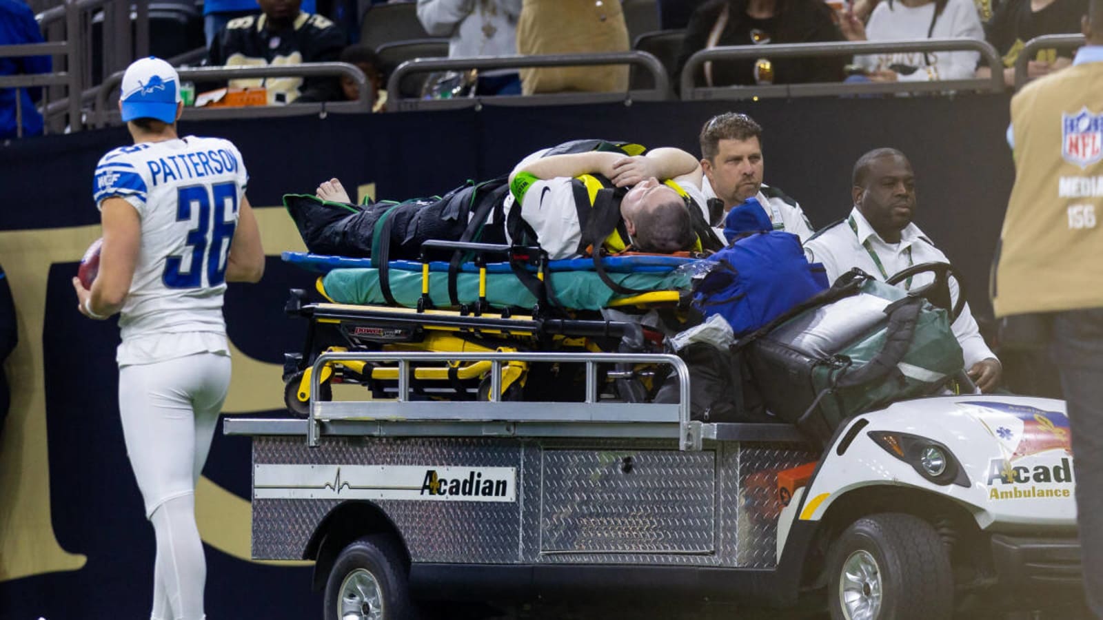 Sideline official from Saints-Lions game suffered worse injuries than previously believed