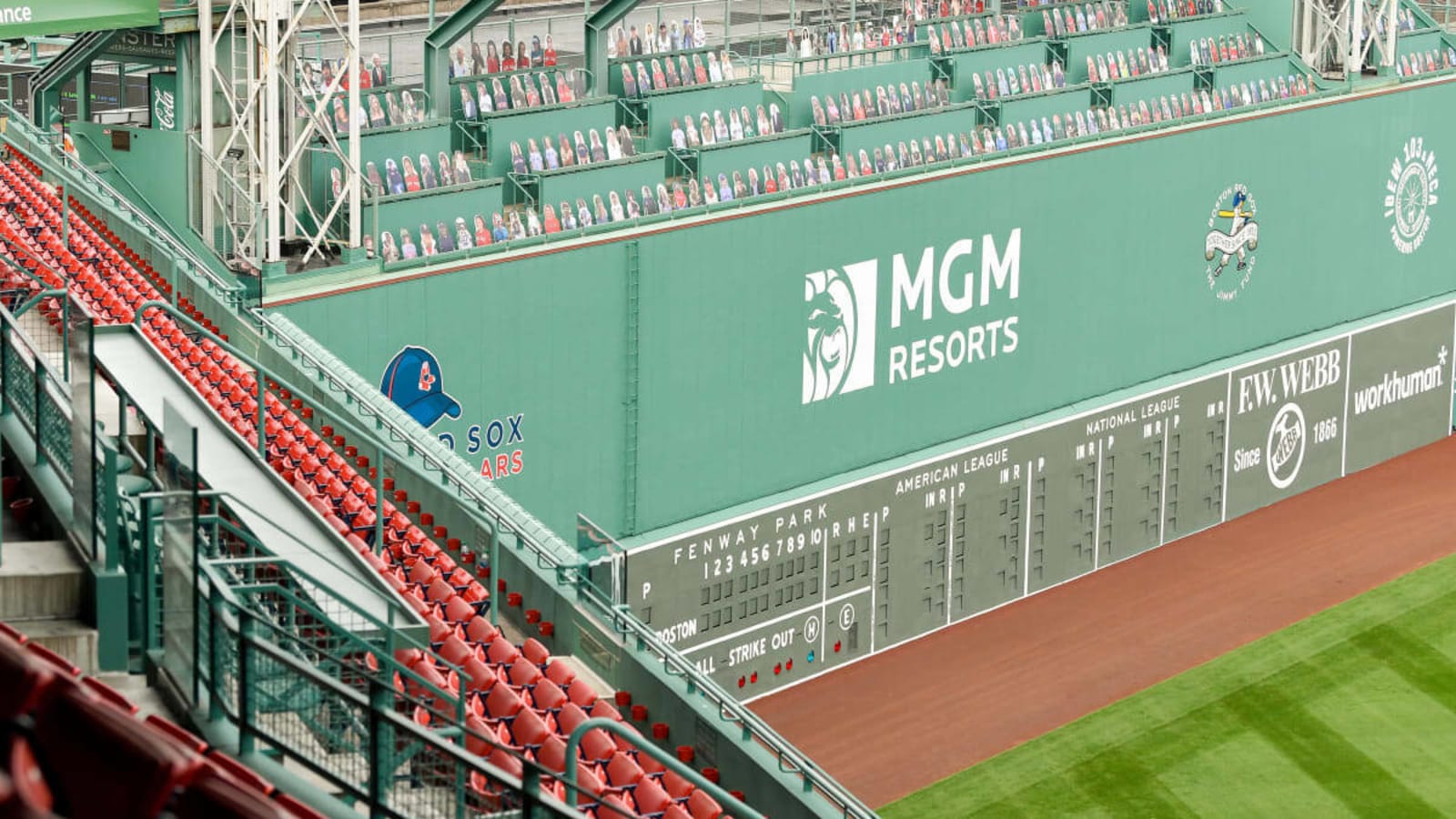 Line Drive Gets Stuck Inside Green Monster Light Bulb During Red Sox-Royals Game