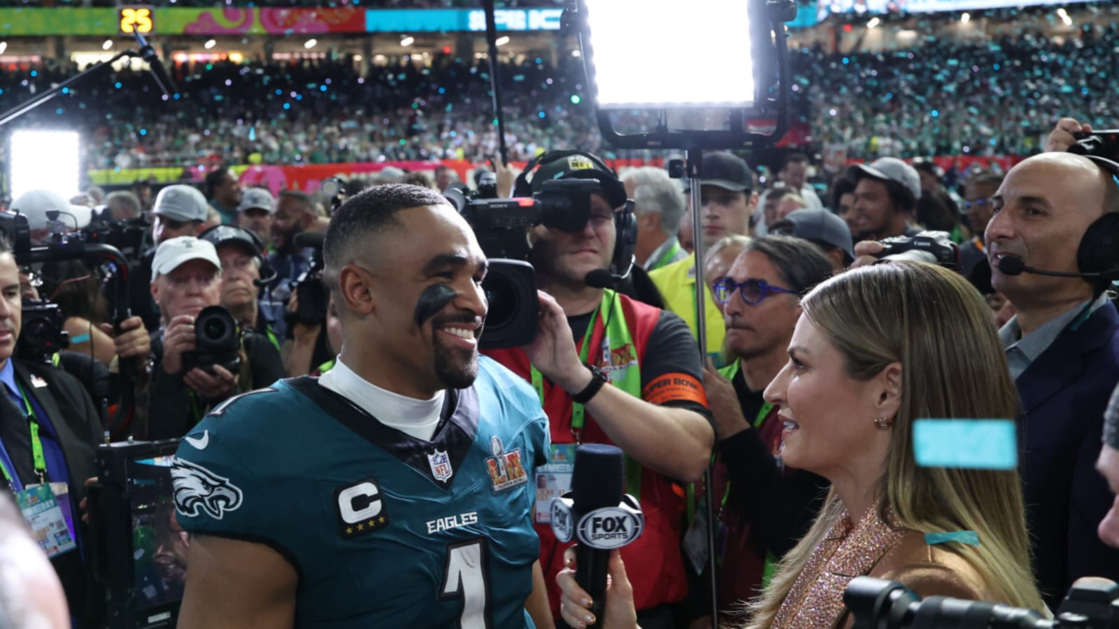 Erin Andrews Fires Back After Jalen Hurts Super Bowl Controversy