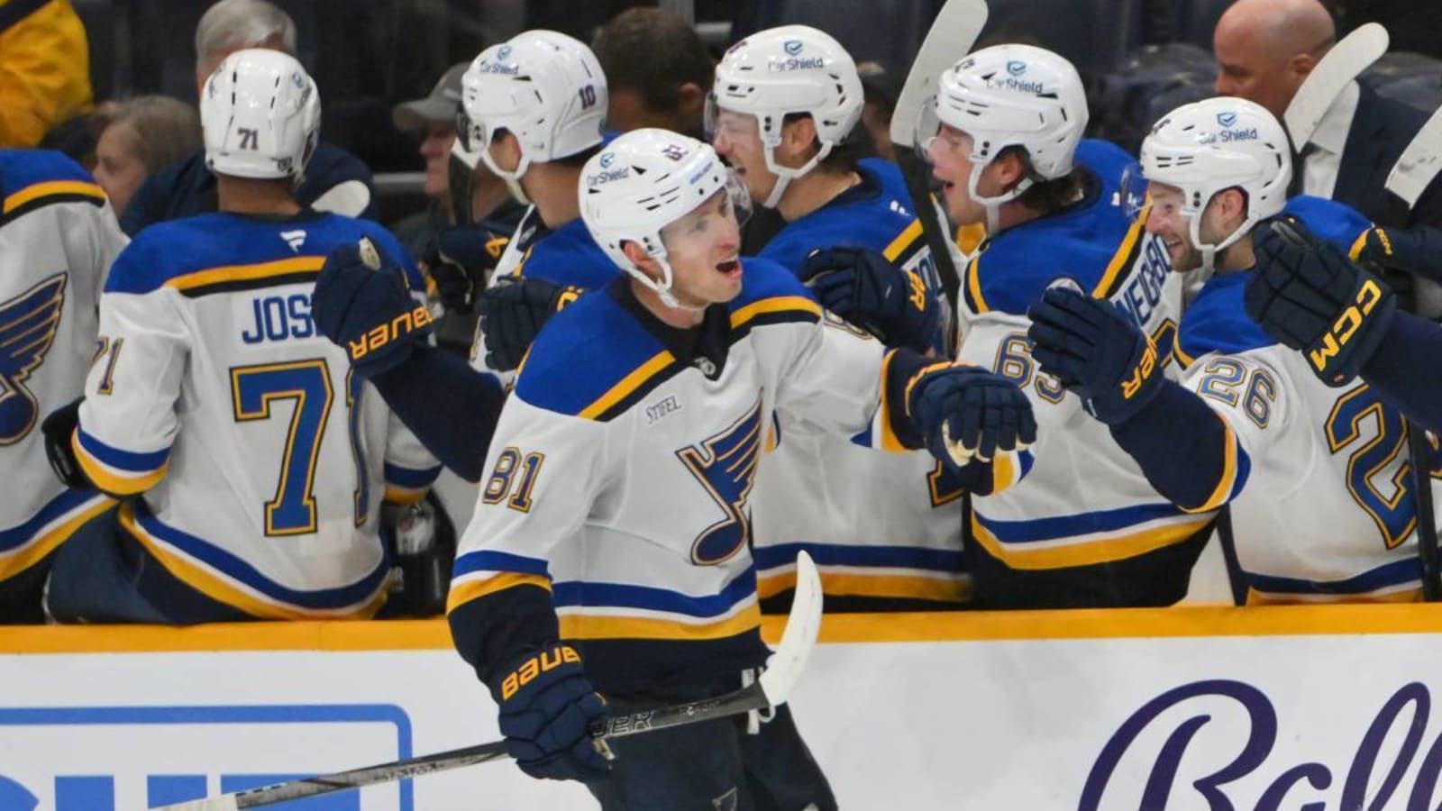 What allowed the Blues to become a serious playoff threat?