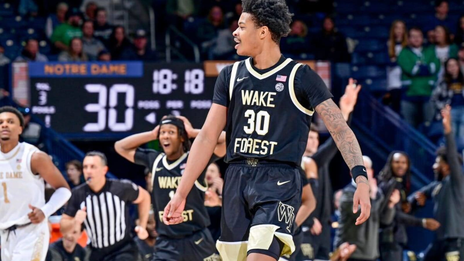 Monsanto&#39;s career-high 28 lifts Wake Forest over Notre Dame