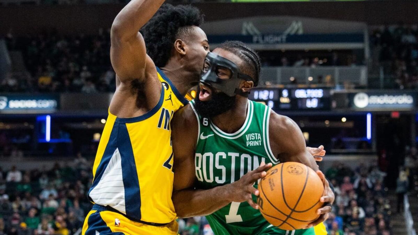 Jaylen Brown Reveals How Protective Mask Impacts His Game | Yardbarker does jaylen brown have tattoos