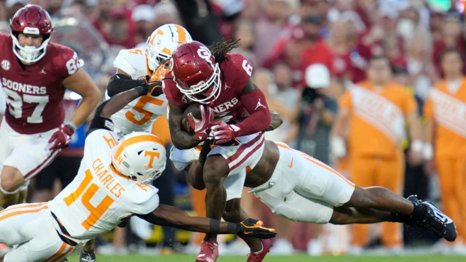 Oklahoma Sooners release injury report ahead of Week 5 matchup against Auburn Tigers, Deion Burks &#39;questionable&#39;
