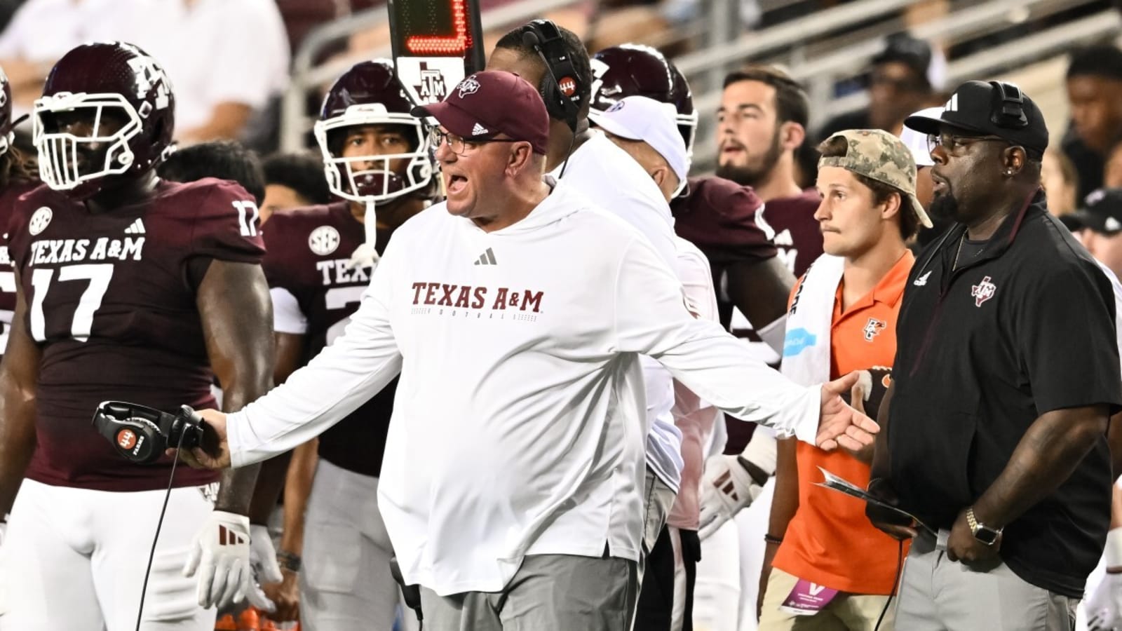 Mike Elko’s Press Conference Slip-Up Sets The Tone Before Auburn Matchup