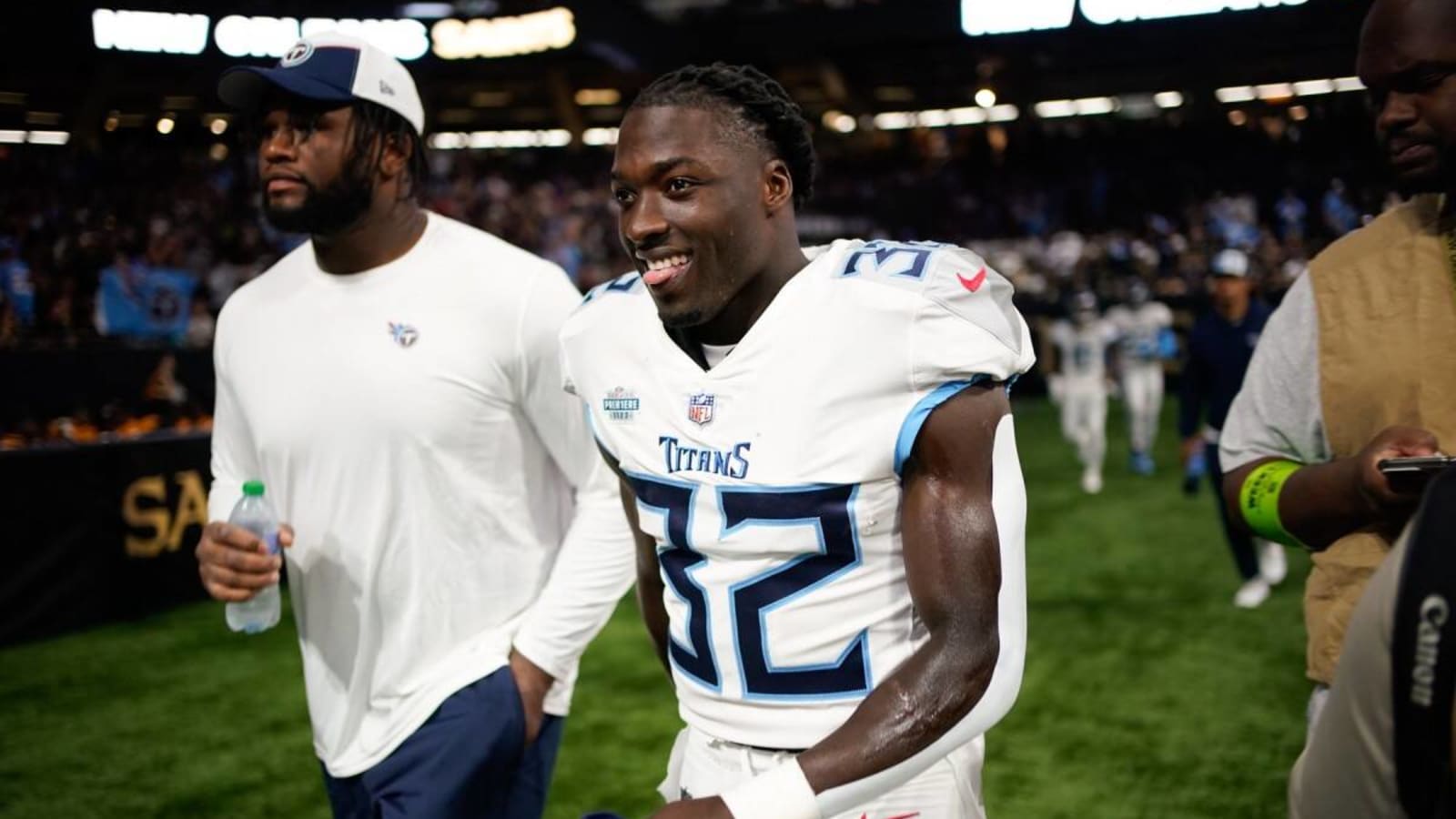 Titans&#39; Ran Carthon Praises Tyjae Spears: He&#39;s Made of the Right Stuff (or a Word like Stuff)