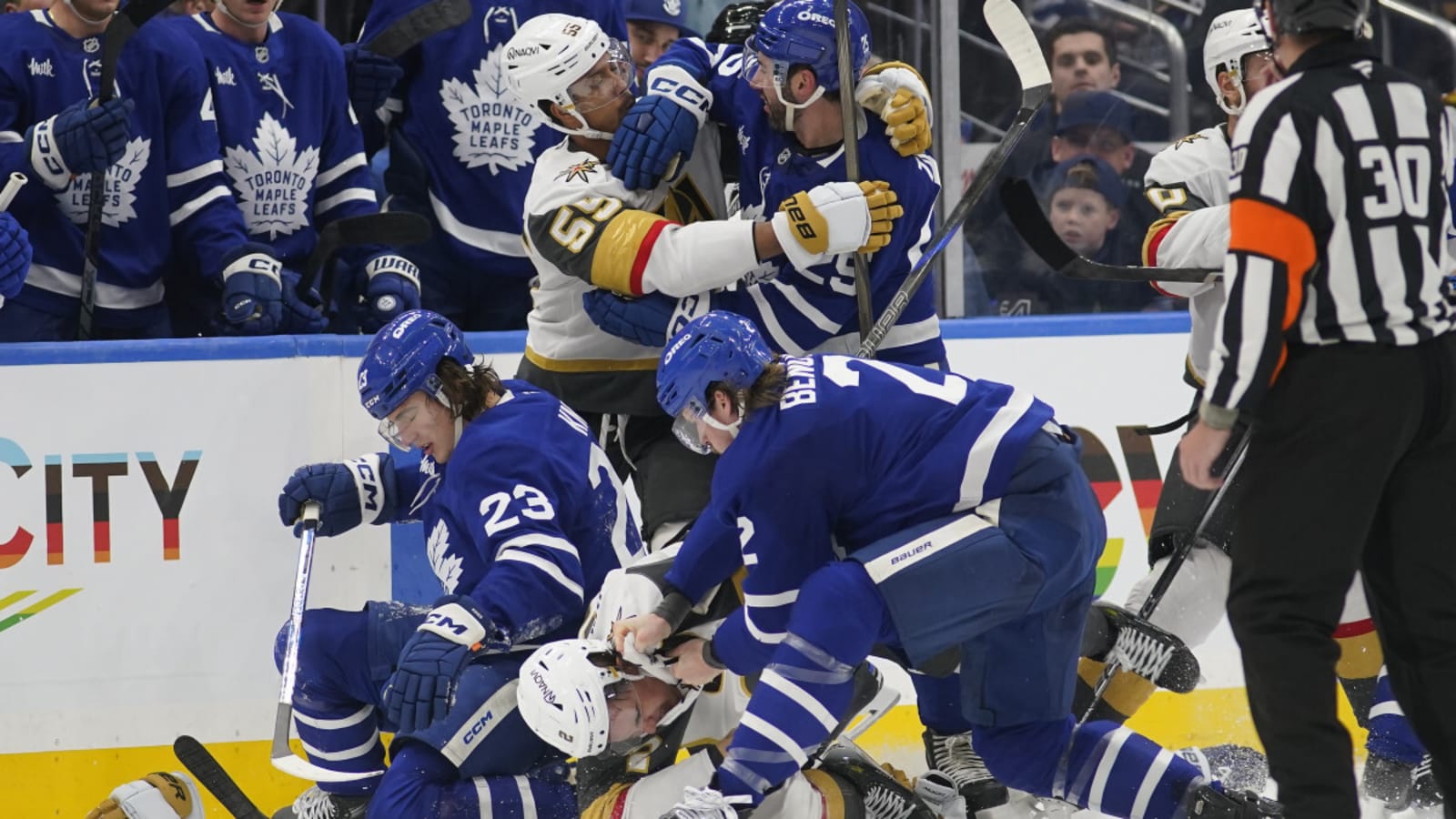 NHL Absolves Vegas Player After Headshot to Maple Leafs&#39; Forward
