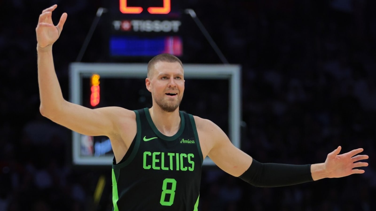 Celtics Players Barking After Kristaps Porzingis Saying &#39;Where My Doggies At&#39; Goes Viral