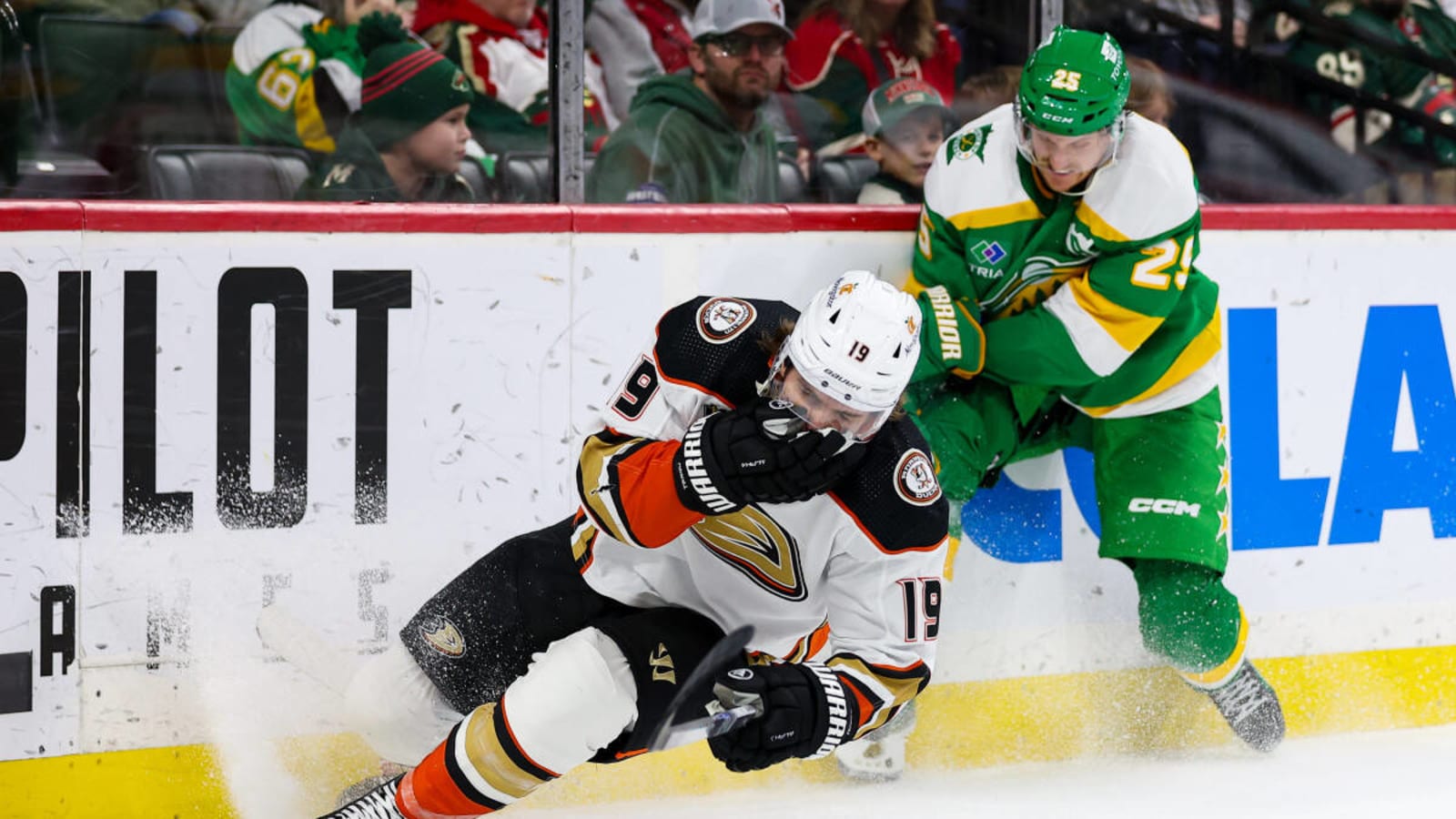 Wild cough up another third-period lead, fall to Ducks