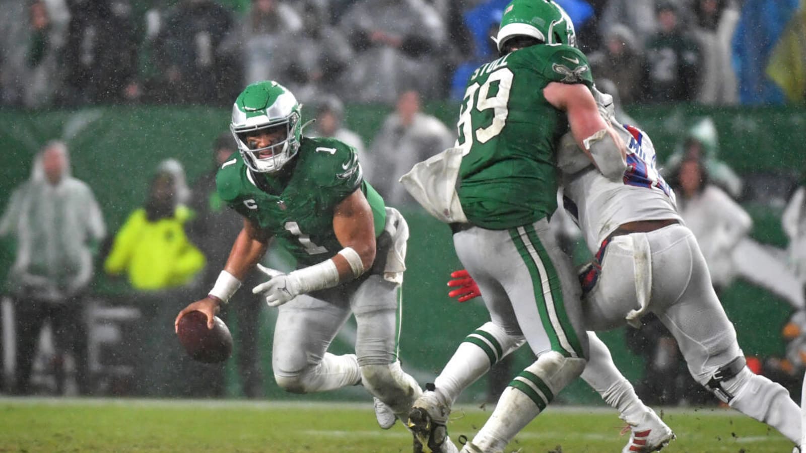 Jalen Hurts Caused &#39;Trouble&#39; vs. Bills After Slow Start