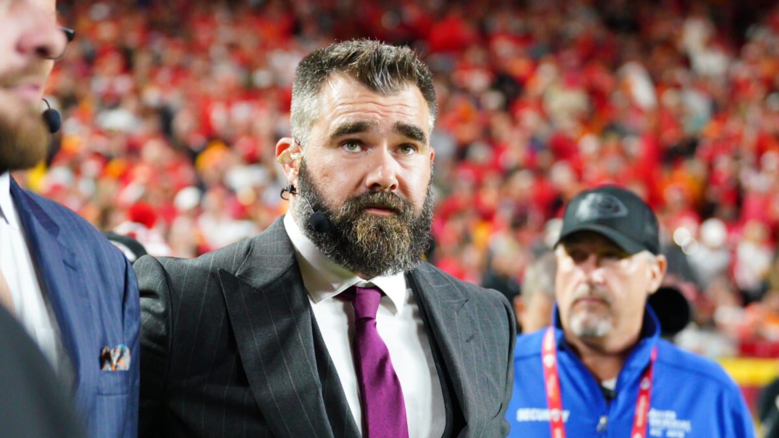 Jason Kelce Sends Message to Brother Travis Kelce During AFC Championship Game