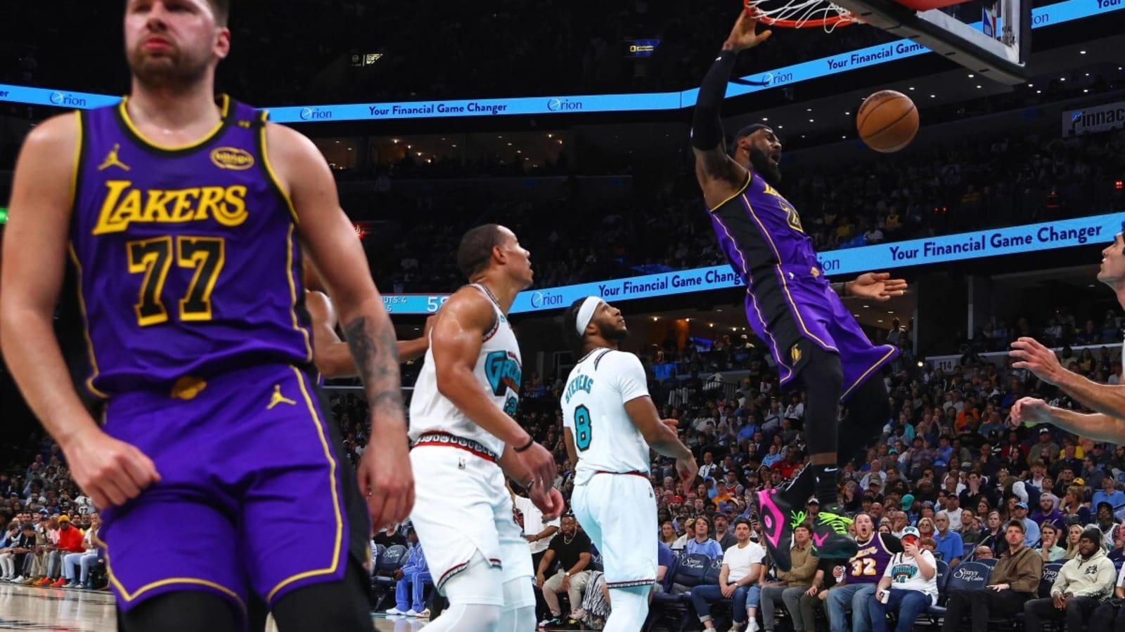 Luka Doncic And LeBron James Recreate Legendary Photo As Lakers Big 3 Make NBA History