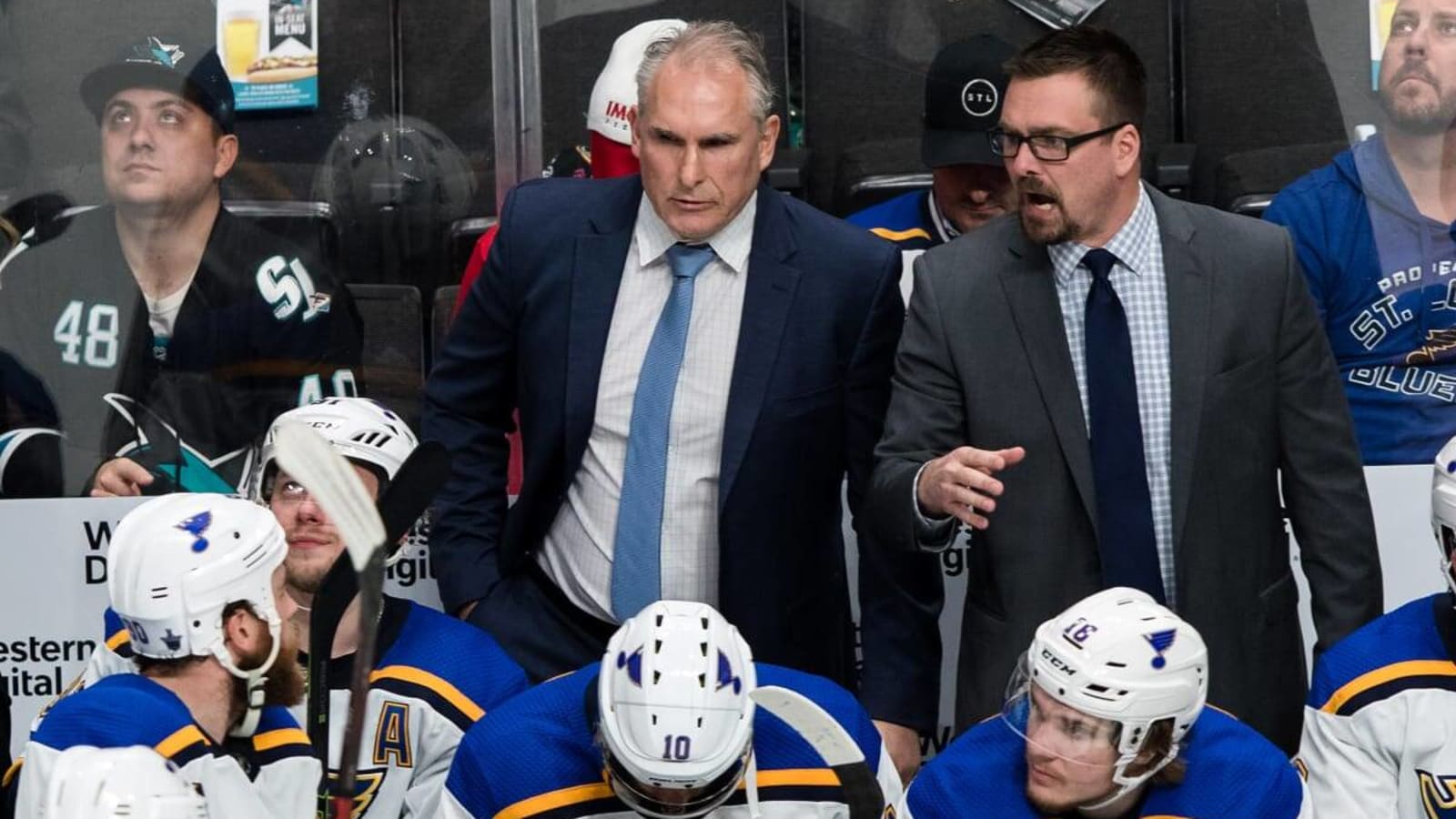 Blues begin house cleaning by firing assistants Van Ryn, MacTavish