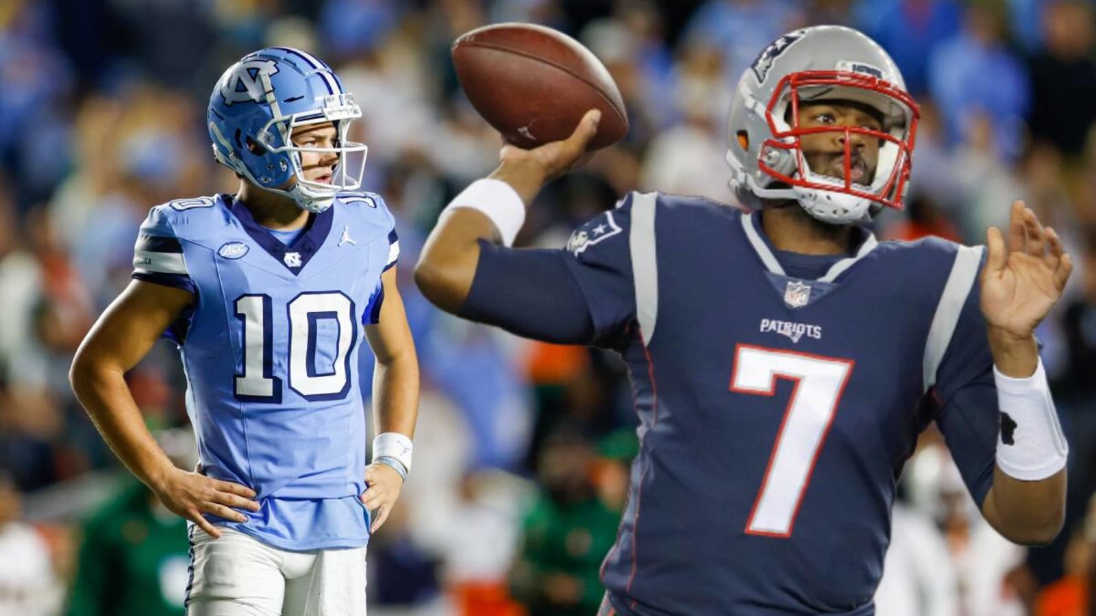 Patriots&#39; Jacoby Brissett has perfect answer about upcoming quarterback competition with Drake Maye