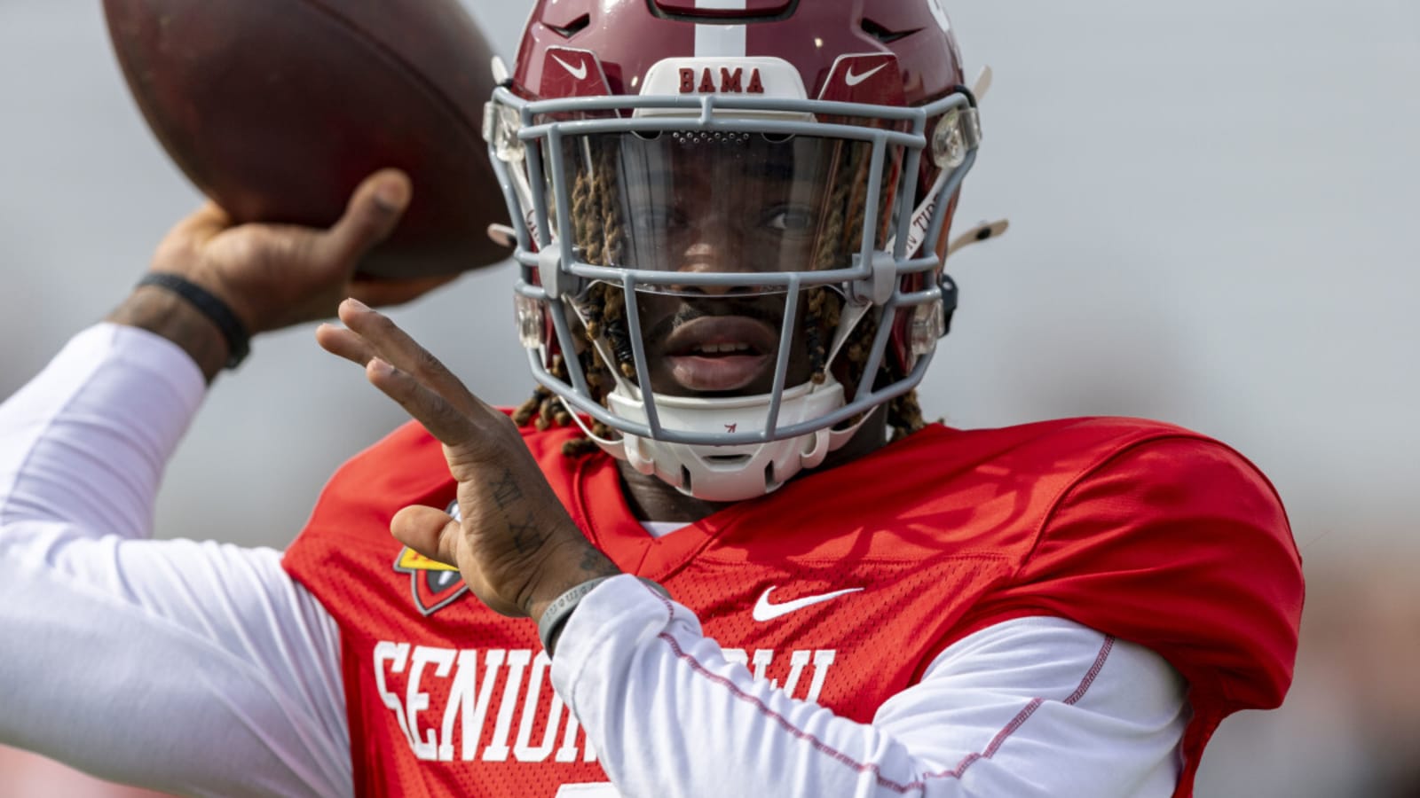 Jalen Milroe&#39;s GPA at Alabama Resurfaces at Senior Bowl Ahead of NFL Draft