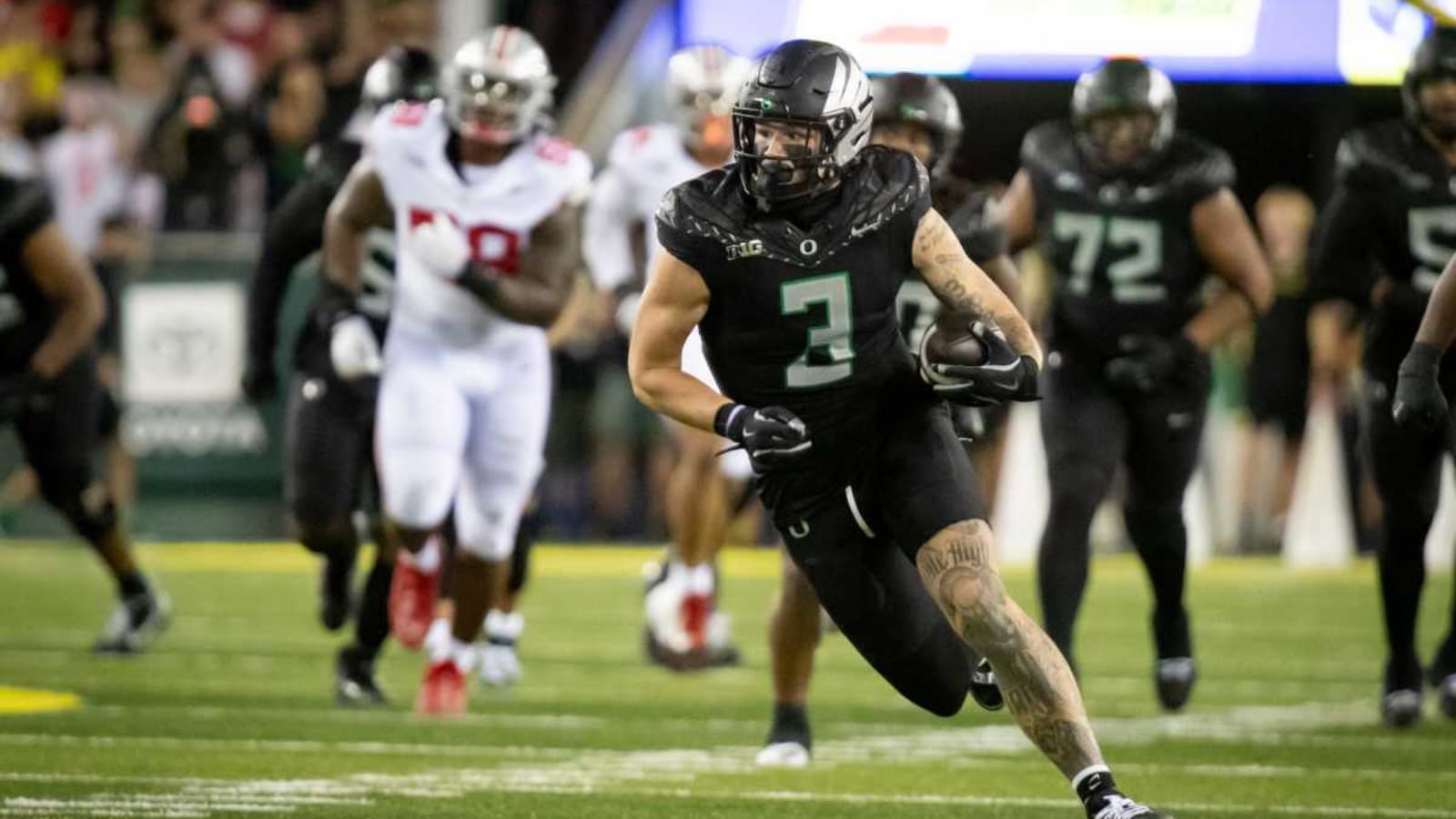 Oregon HC Dan Lanning reveals crazy reason why TE Terrance Ferguson didn&#39;t play vs. Purdue