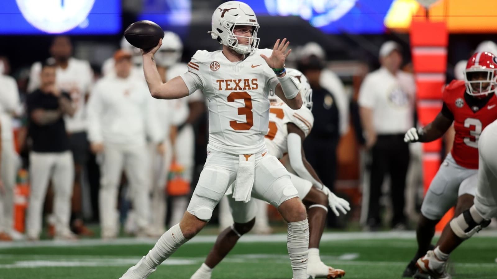 Quinn Ewers Has Blunt Response to Texas&#39; SEC Championship Loss