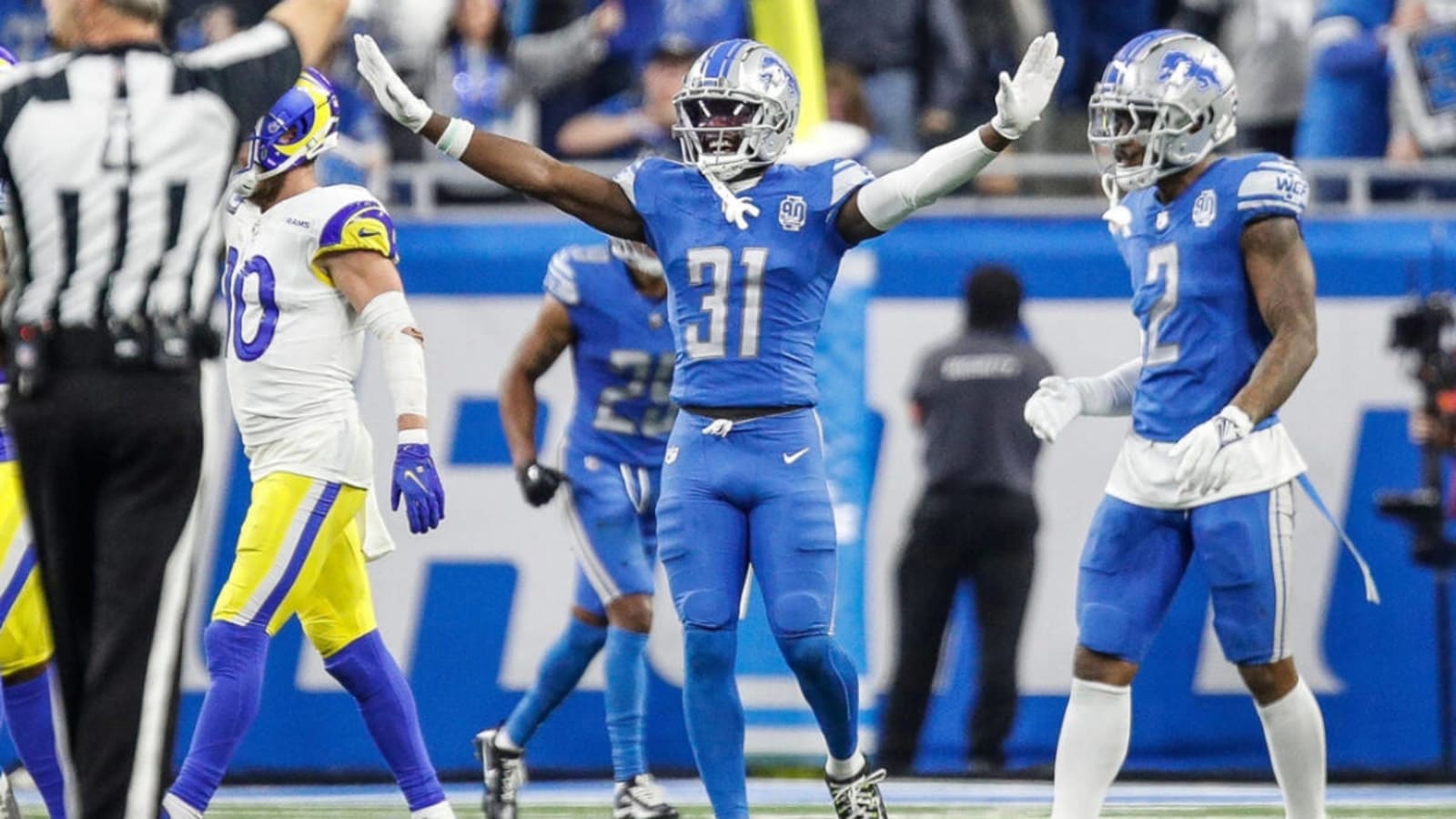 Detroit Lions Dan Campbell on Kerby Joseph Tackle 'We're Not Dirty