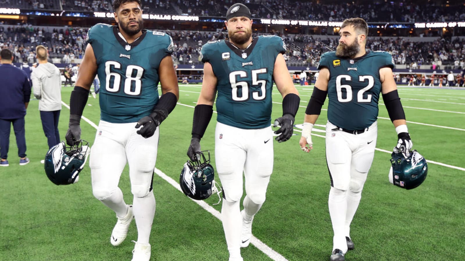 Jason Kelce doesn’t hold back discussing Eagles teammate Jordan Mailata