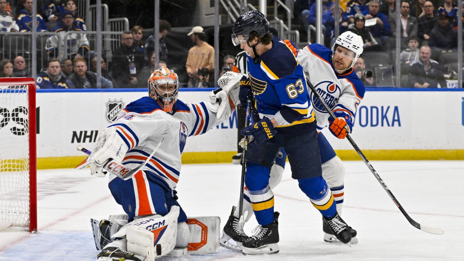 Blues player of the game vs. Oilers: Jake Neighbours