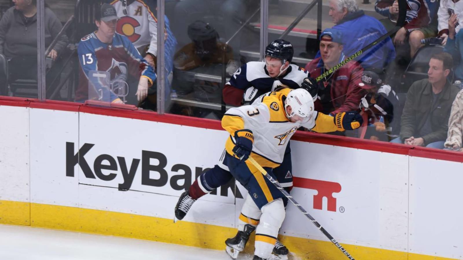 Nashville Predators’ Jeremy Lauzon breaks NHL record for most hits in a single season