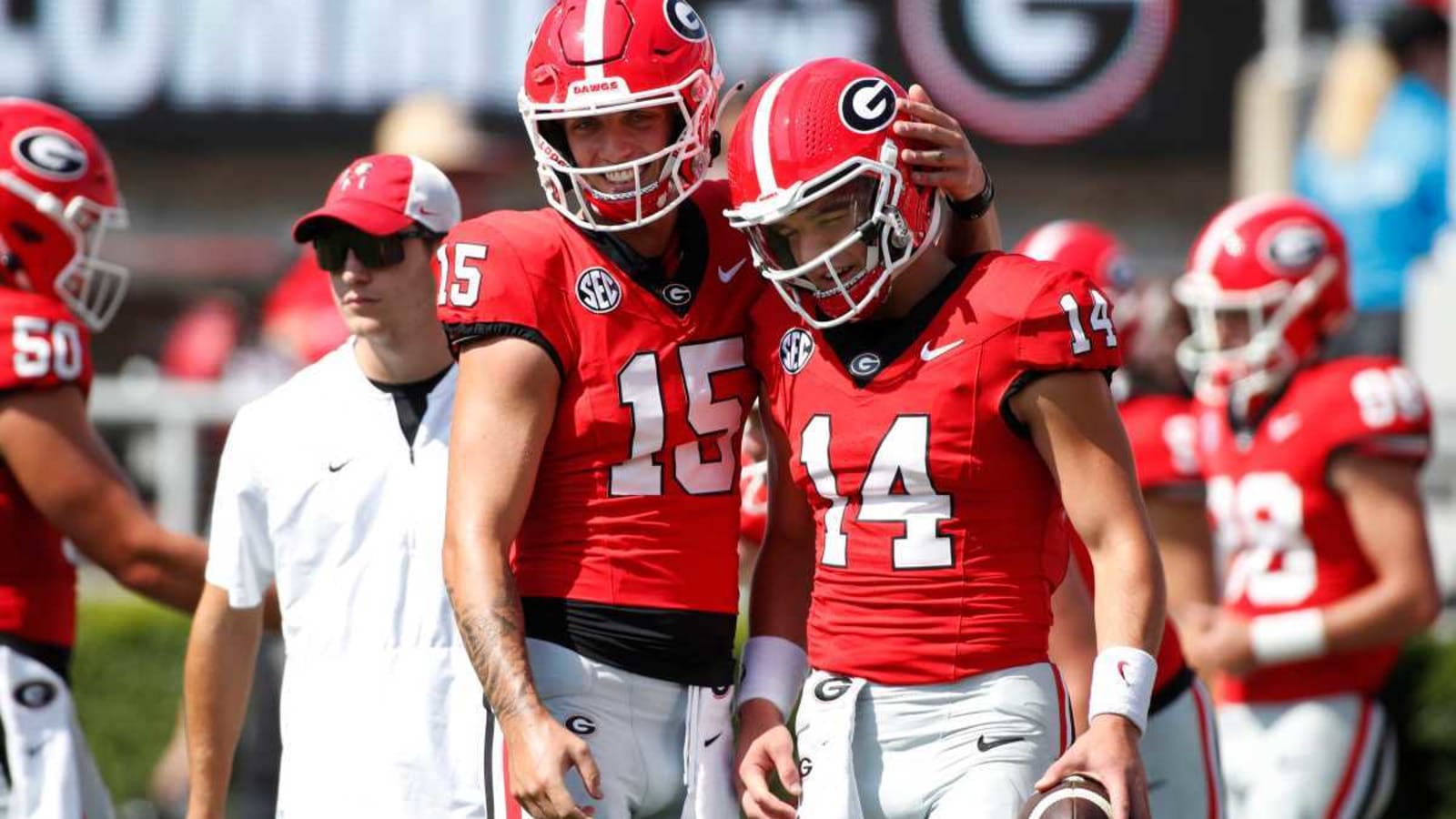 Carson Beck&#39;s job with Georgia Bulldogs is far from over as Gunner Stockton steps up