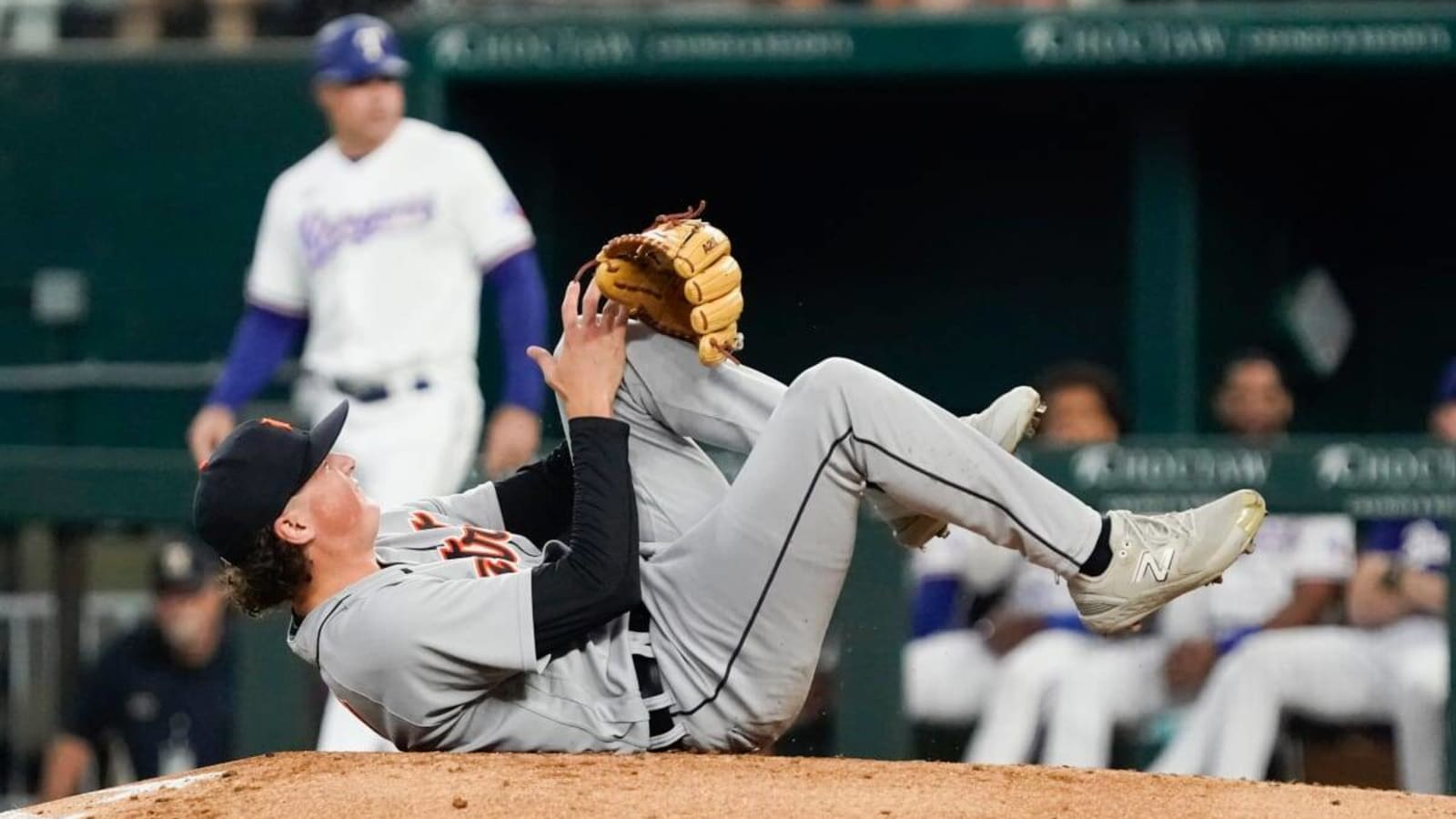 Watch: Tigers Starter Reese Olsen Drilled By Hit