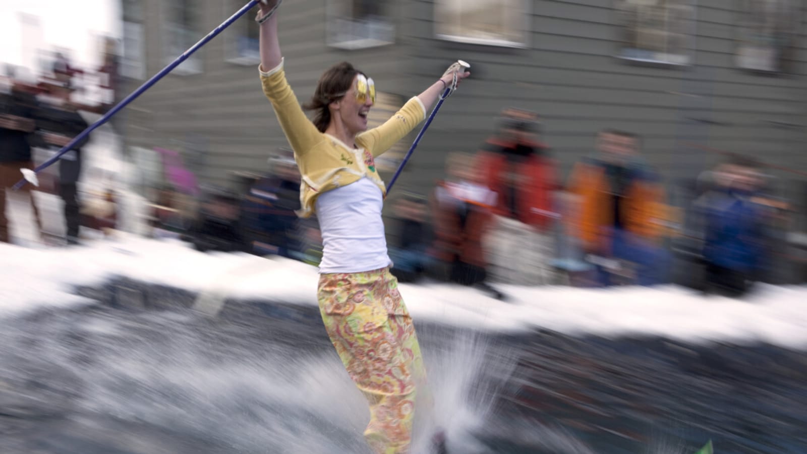 What Is Pond Skimming? Spring Skiing’s Wildest Tradition