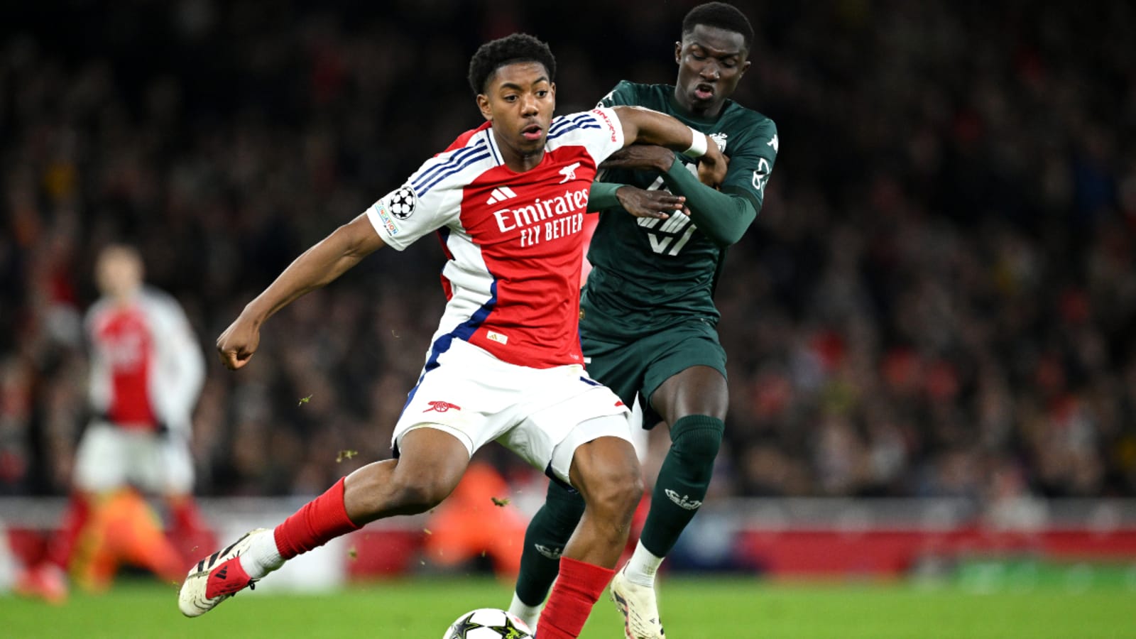 ‘Shocker’ – Chris Sutton can’t believe what referee let Myles Lewis-Skelly get away with v PSV