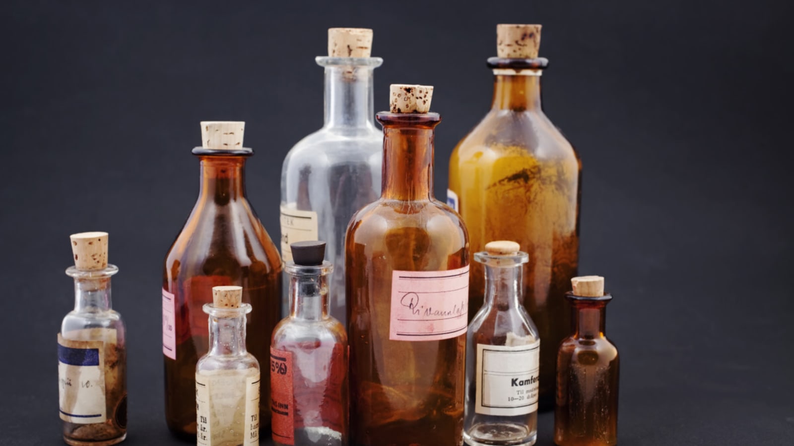 How to Clean Antique Glass Bottles