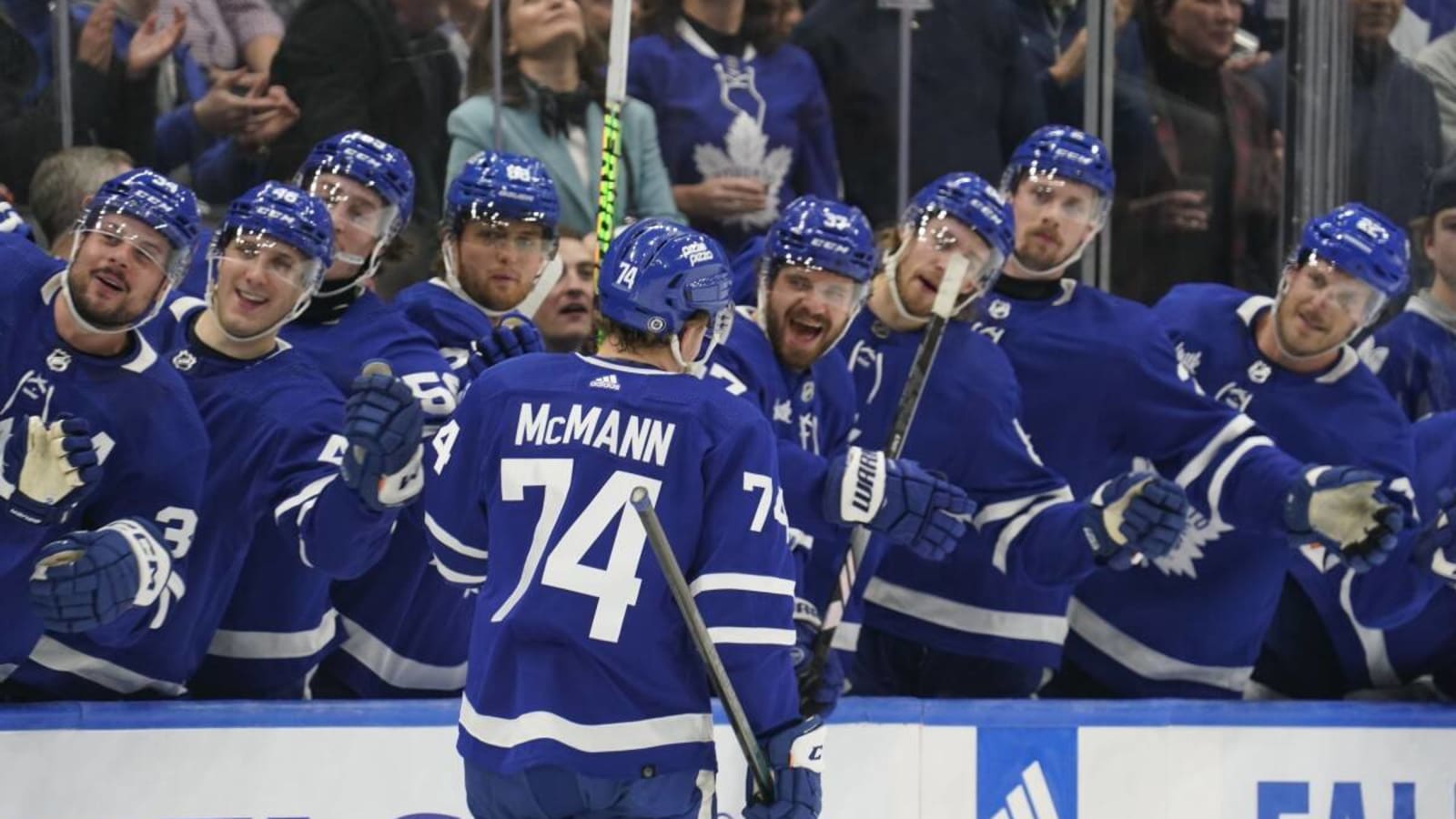 &#39;This Is The Standard Now, You&#39;ve Got To Get 3 Every Game&#39;: Maple Leafs Teammates Joke With Bobby McMann Following First NHL Hat Trick