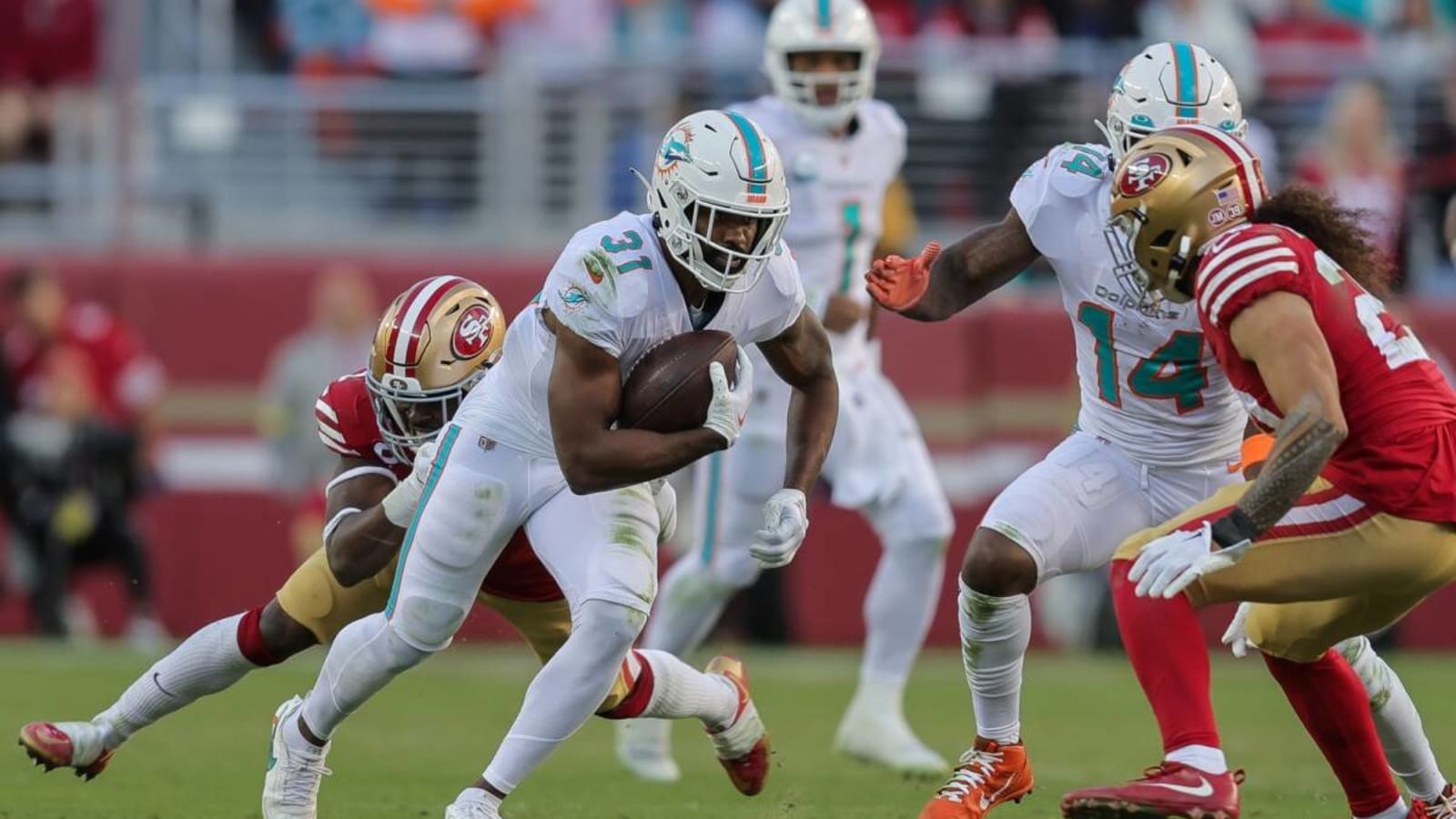 Raheem Mostert calls his ankle injury "a little hiccup." Will it impact the Dolphins offense?