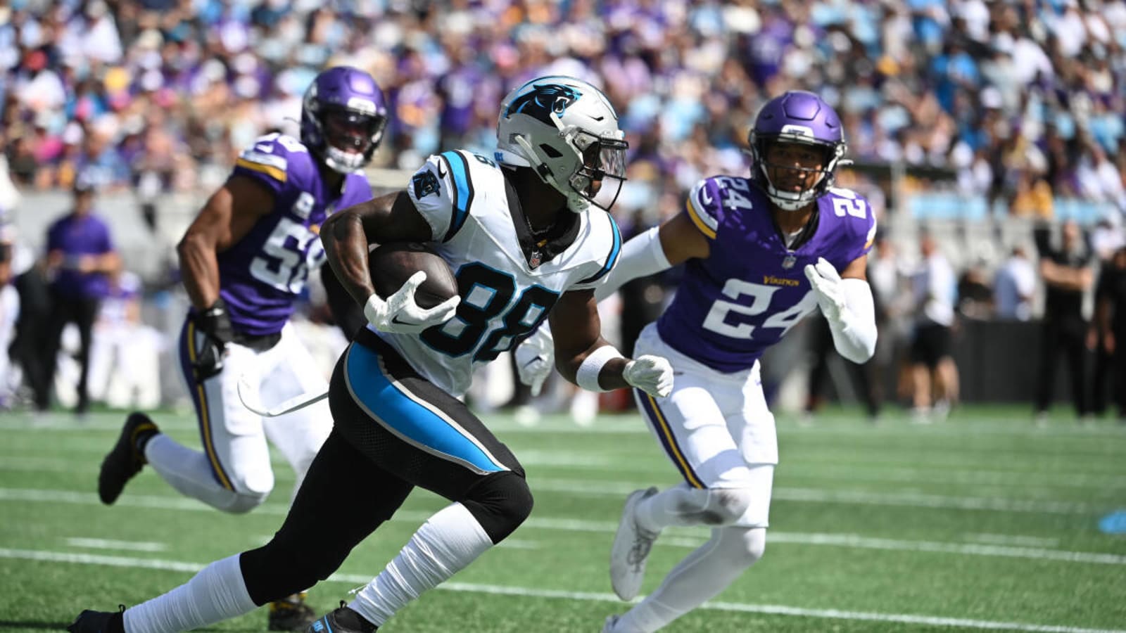 Panthers WR Terrace Marshall Jr. shows leadership amid an uncertain future