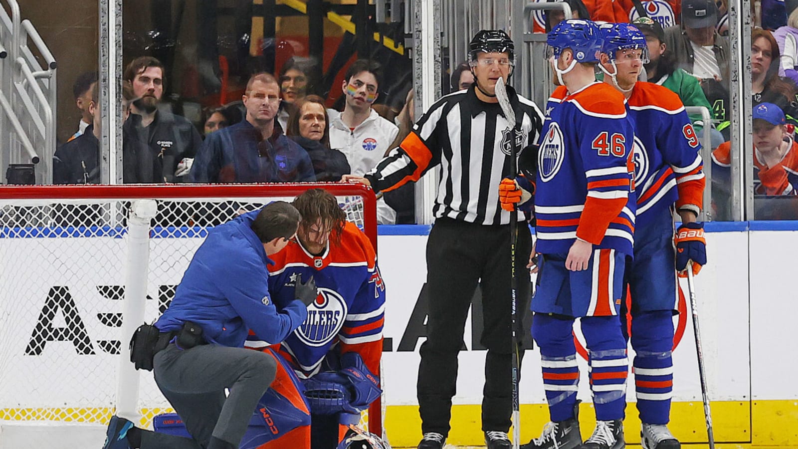 Oilers Release Statement on Medical Emergency at Leon Draisaitl&#39;s Historic Game